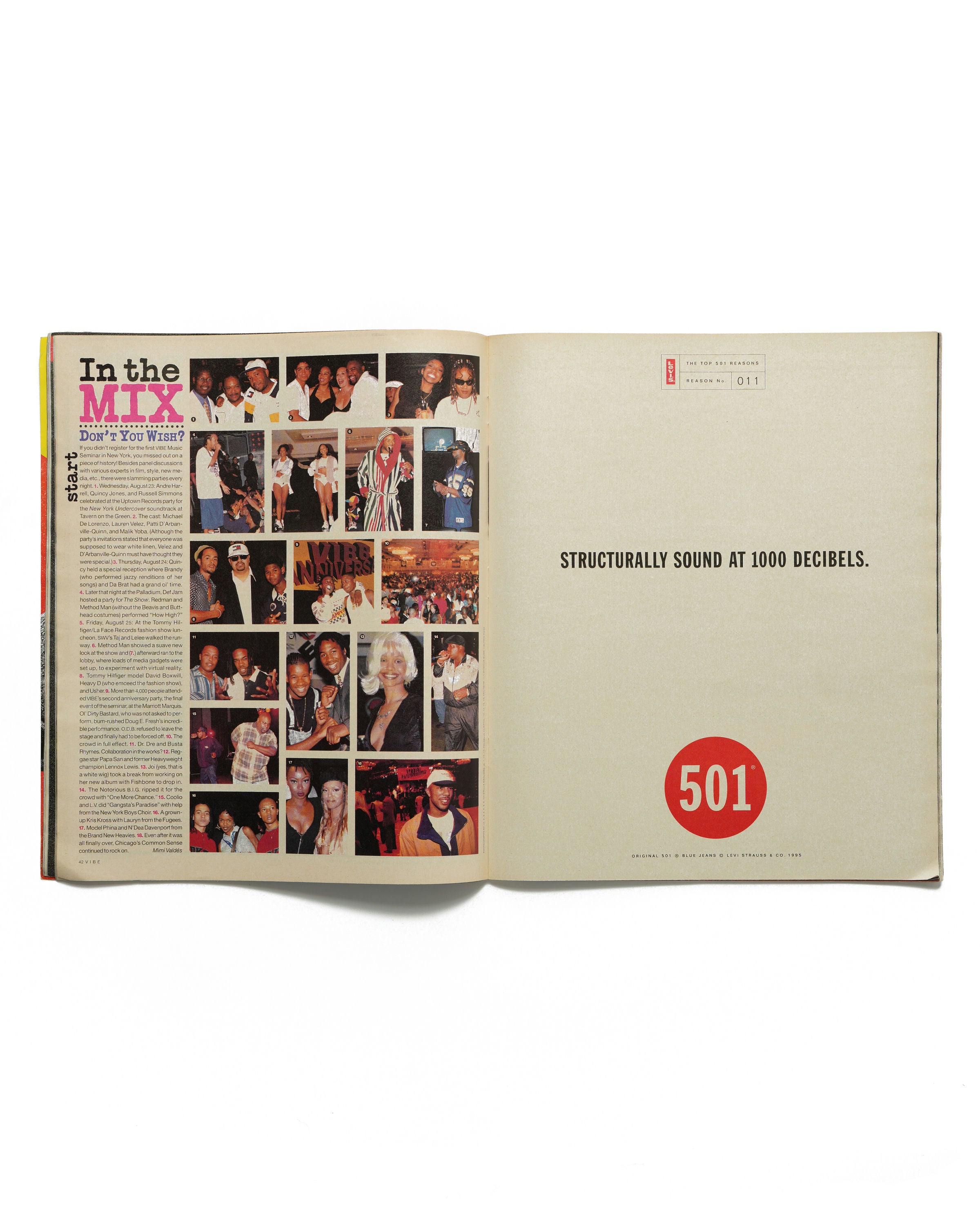 VIBE - November 1995 - Insert