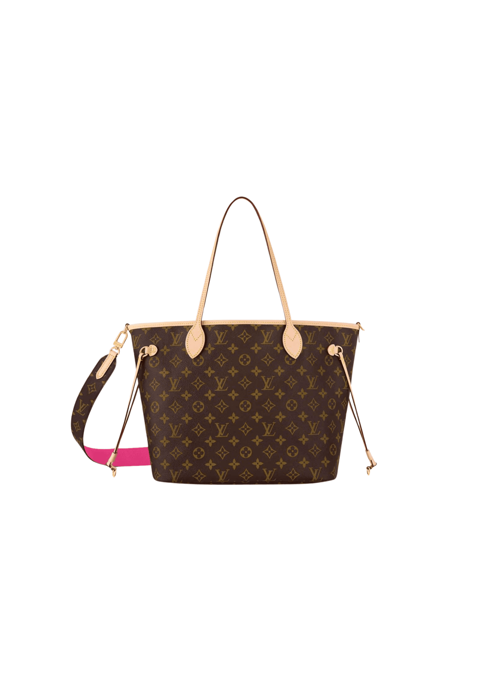 LV Neverfull Bandouliere Inside Out MM Bag 