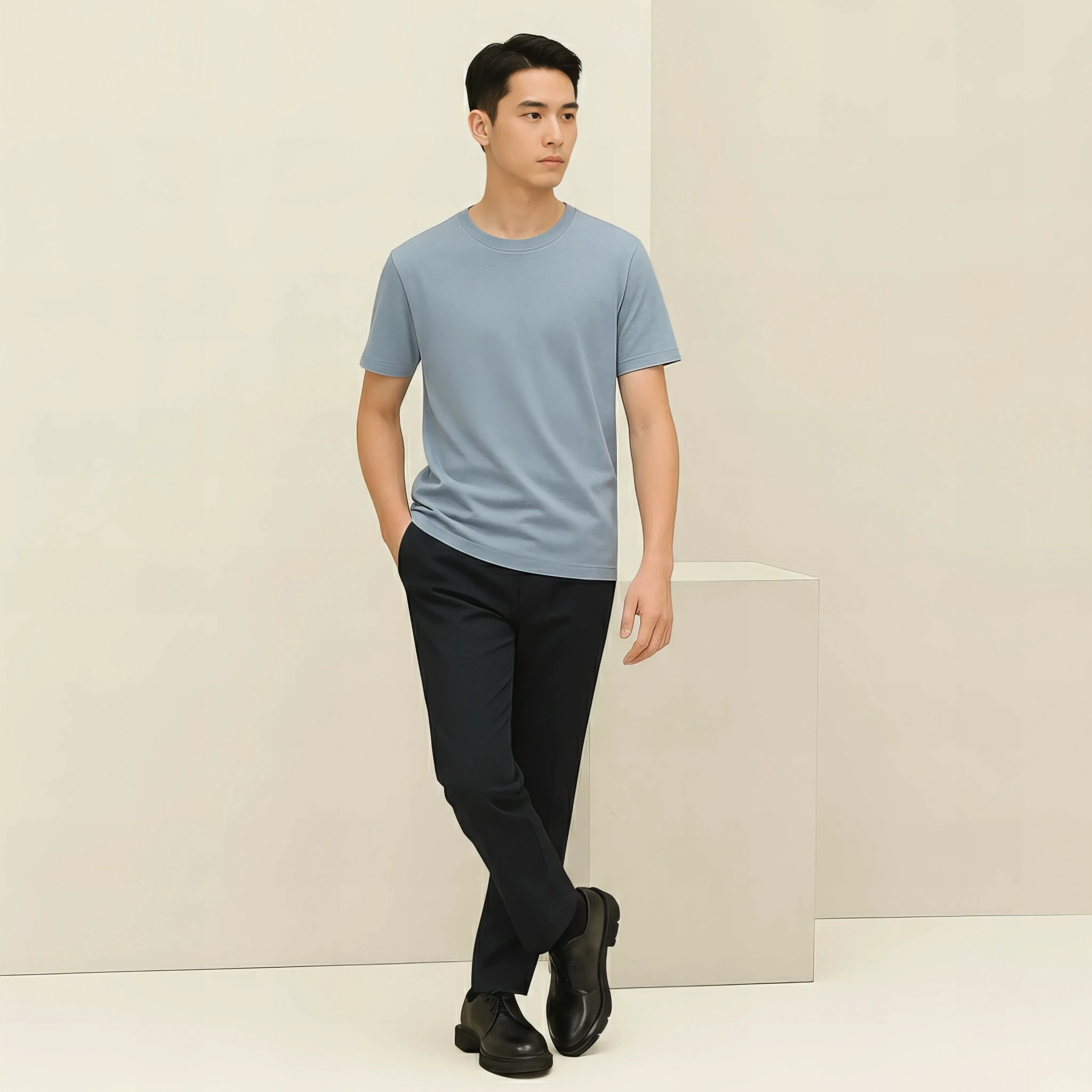 Soft Tee T-Shirt in Sky Blue