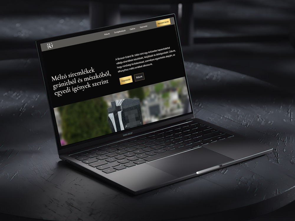 sírkő weboldal