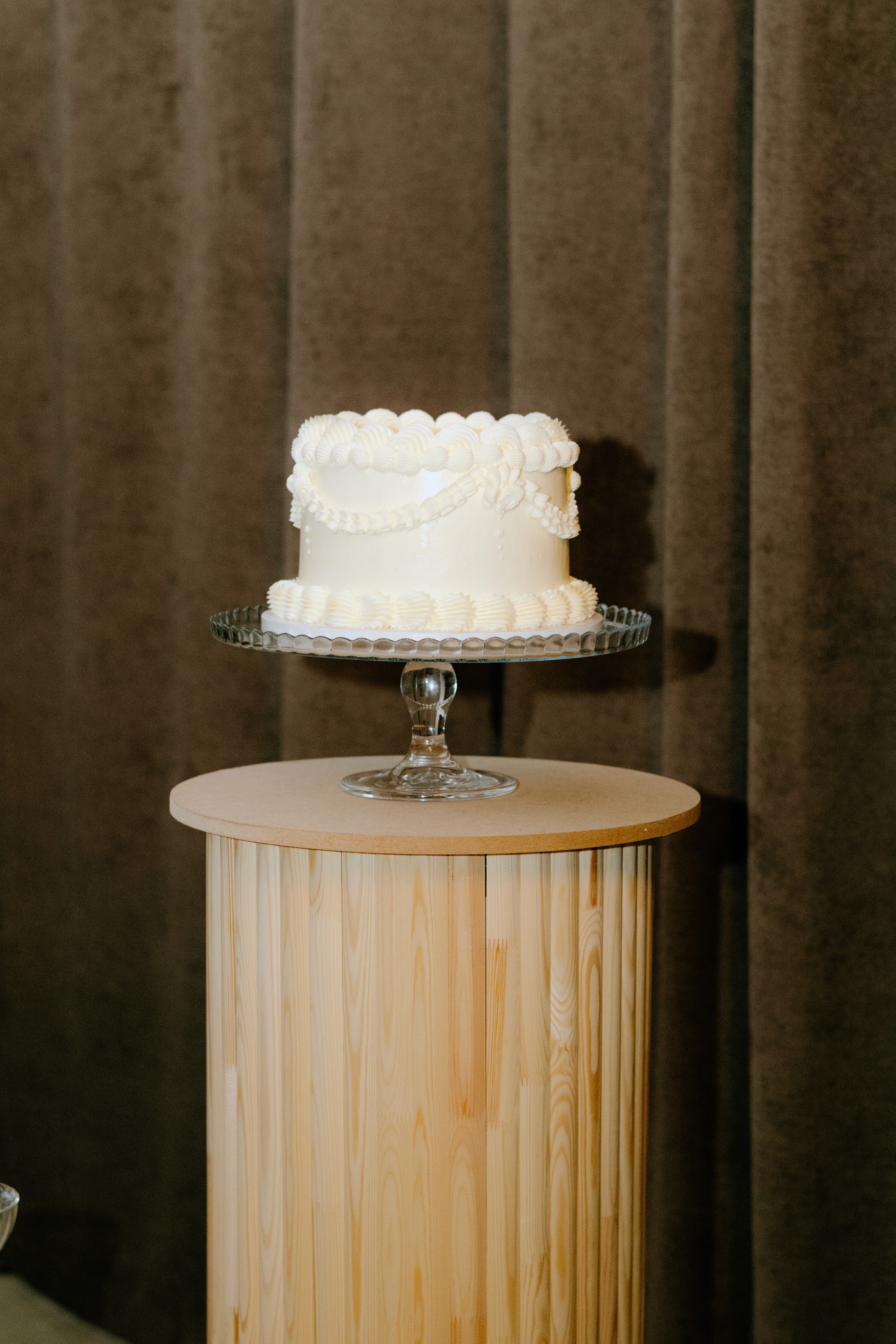 Romantic wedding moment