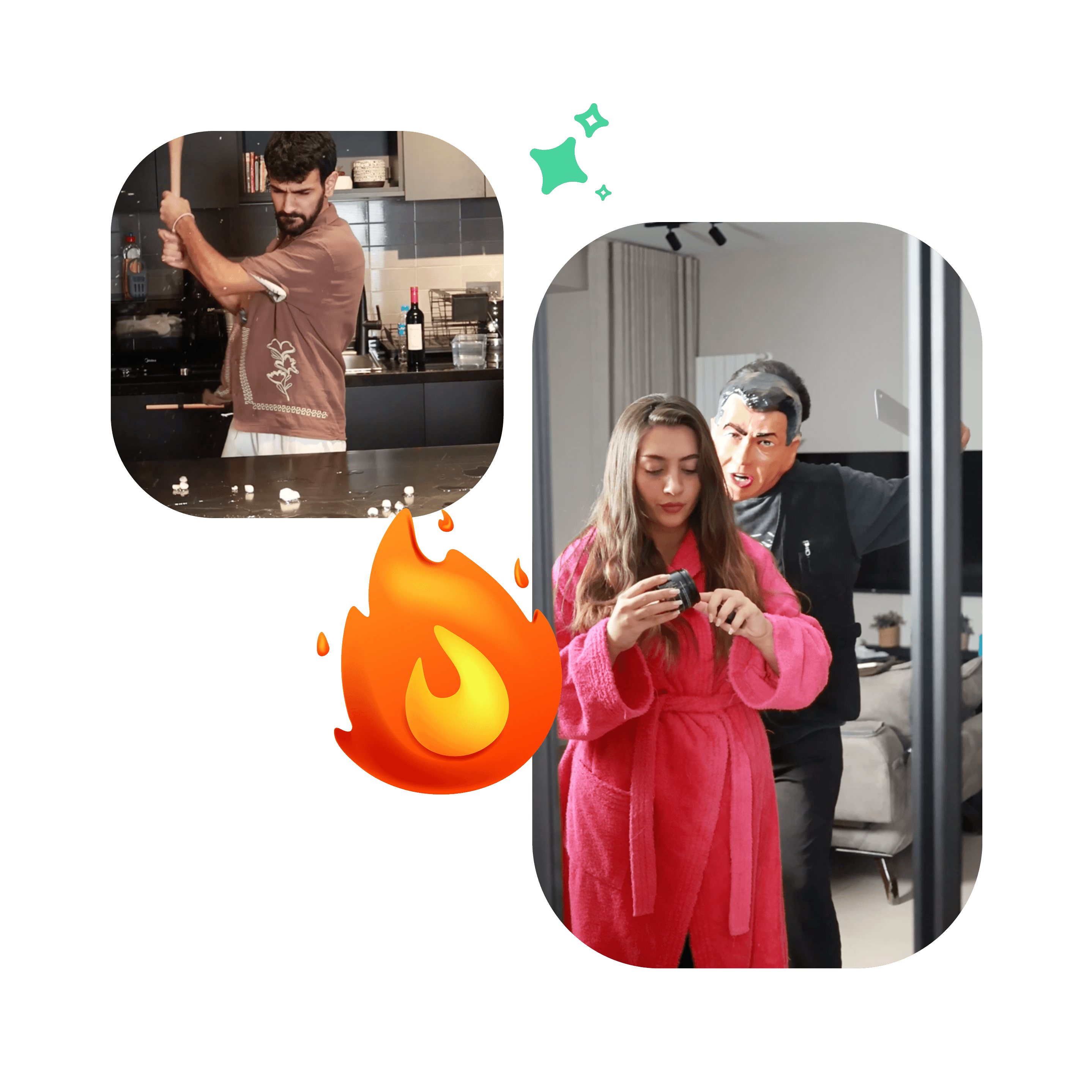 content creators shooting content and UGC