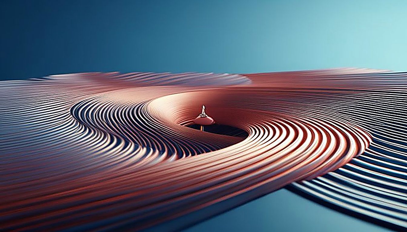 Twin concentric-ring clocks diverging in motion, one stalling and one converging, representing strategy versus tactics in website conversion rate optimization.