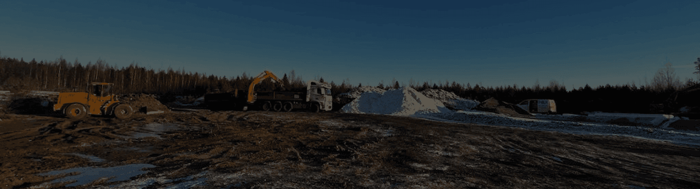 Sulfidjordsbehandling i Röbäck.