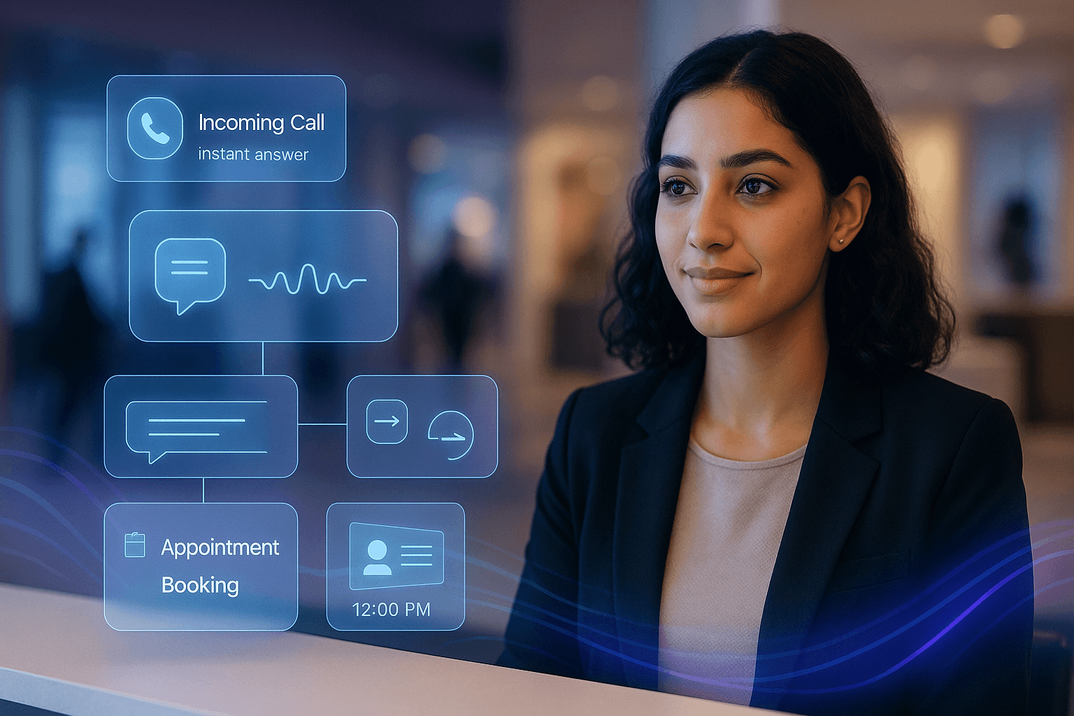 KI Voicebots als digitale Rezeption