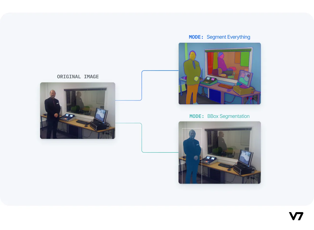 SAM versatile segmentation