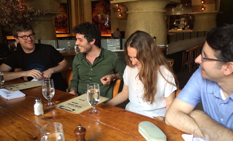 people sitting on the table
