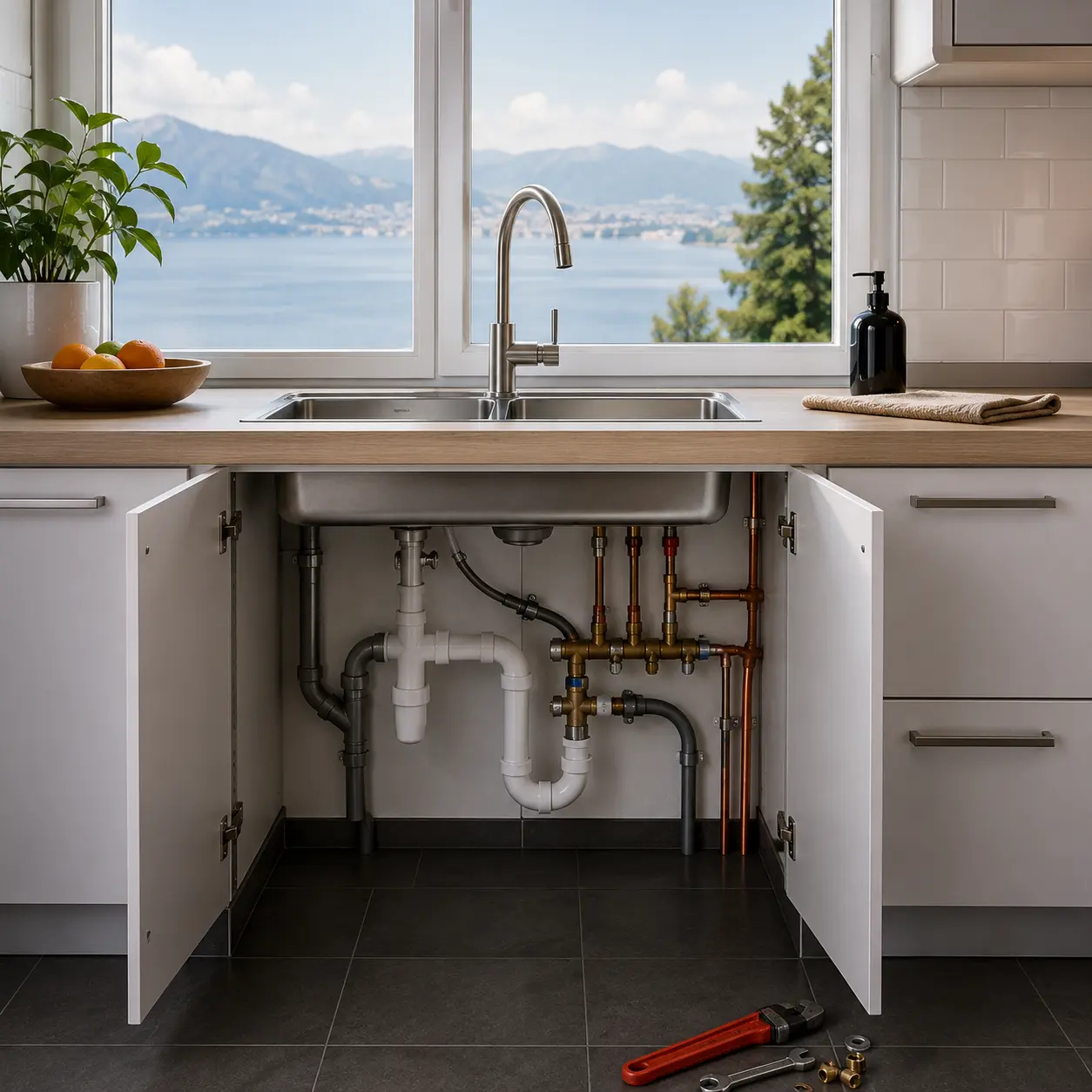 Travaux de plomberie de cuisine à Évian-les-Bains