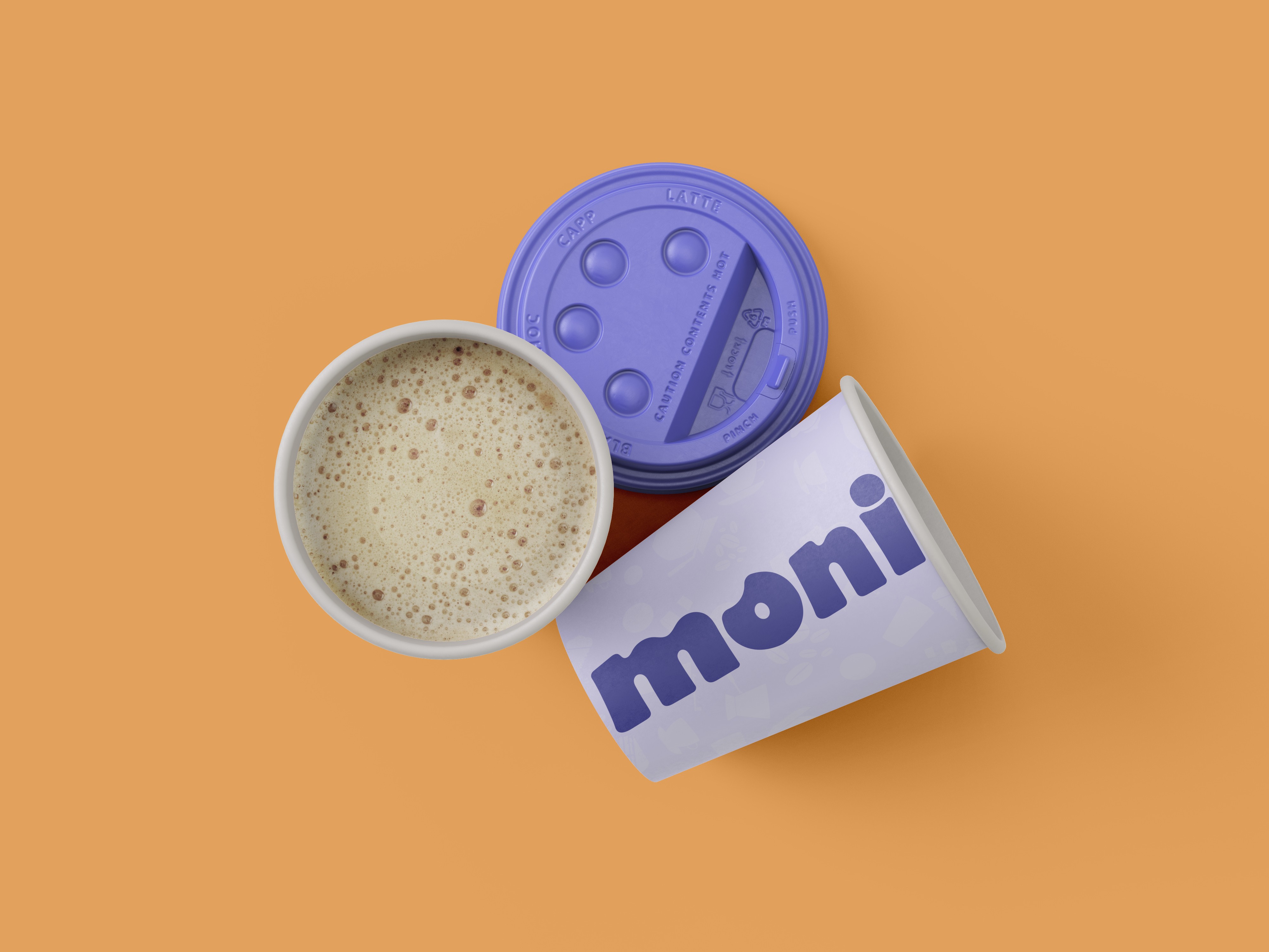 Coffee Shop Violet Cup, Moni