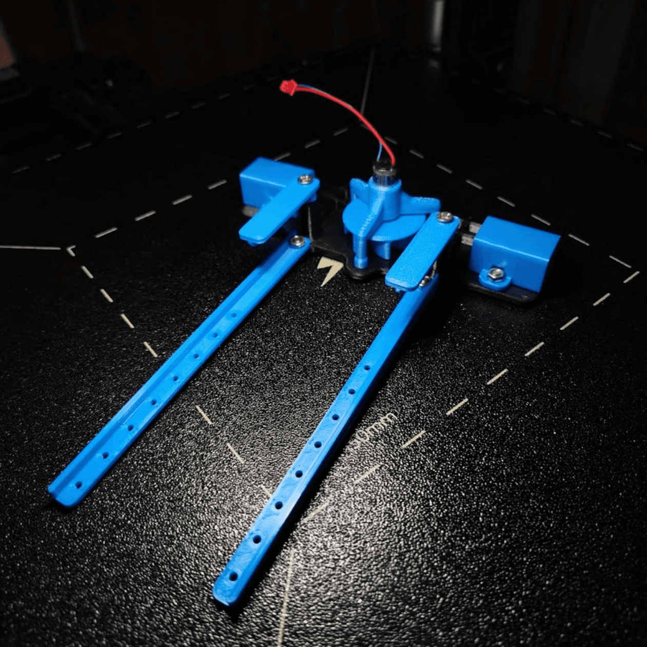 Advanced suction chassis assembled with ARC8 sensor and N20 motors competition ready
