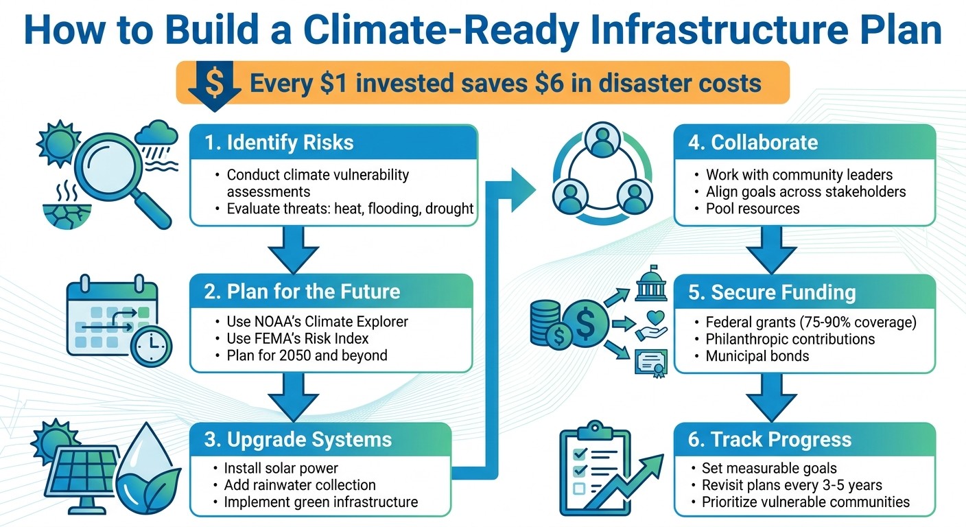 6-Step Climate-Ready Infrastructure Plan for Foundations