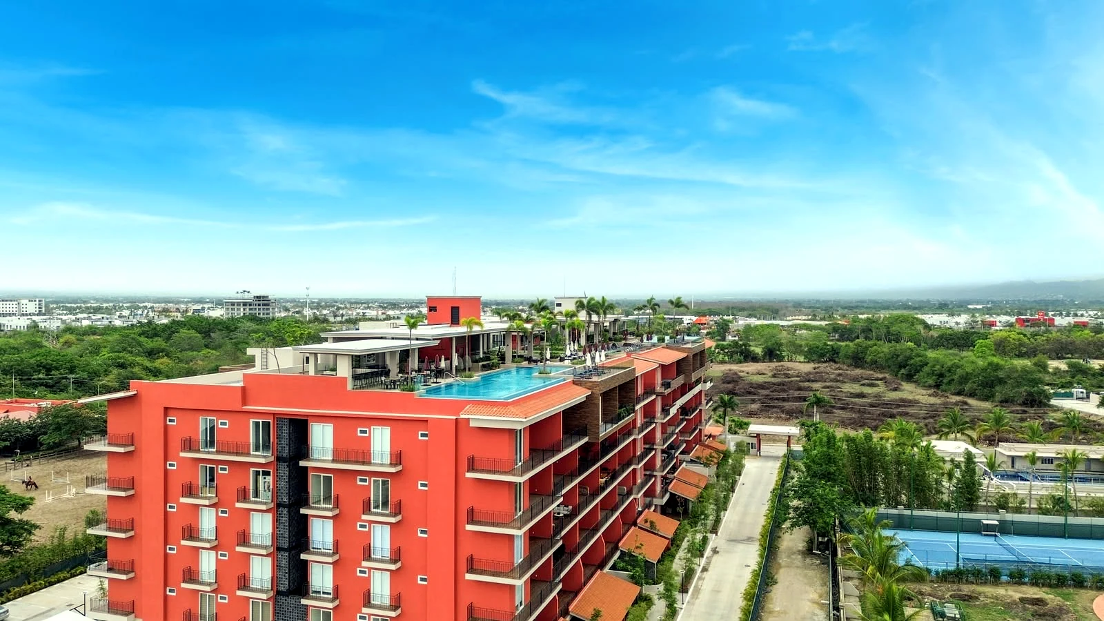 Vista exterior del Departamento D’Toscana Residencial