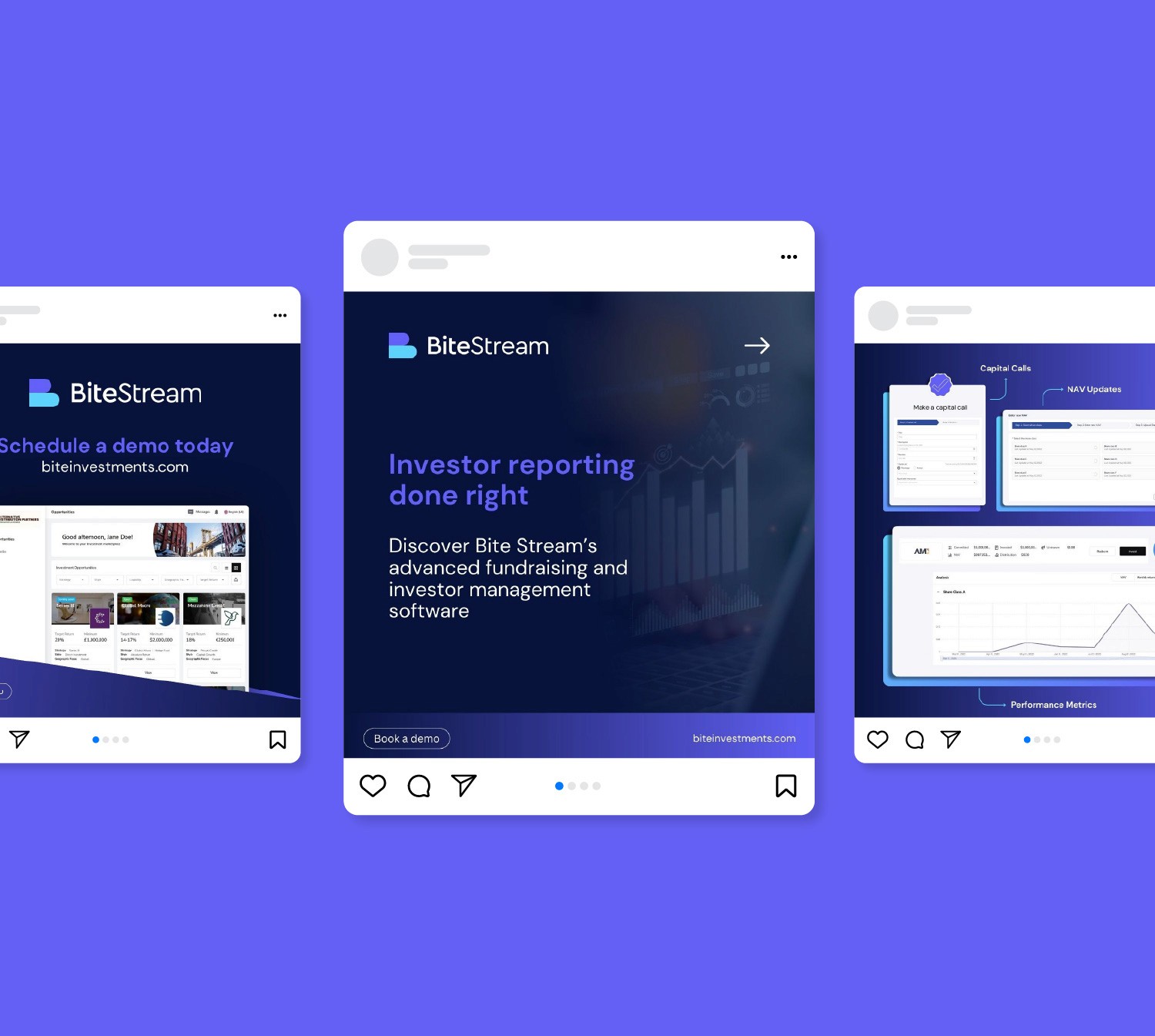 Paid media campaign Bite Investments