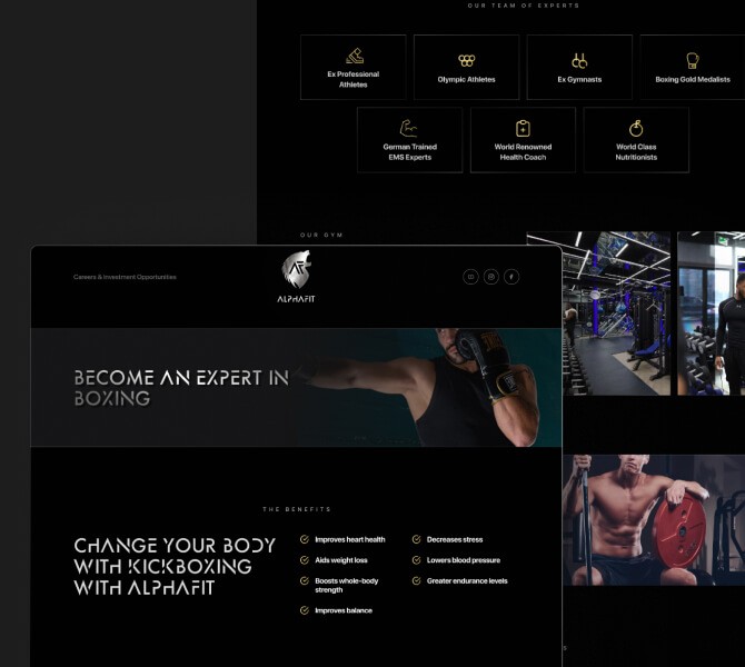 Alpha Fitness | Boutique Gym Branding & Website Design