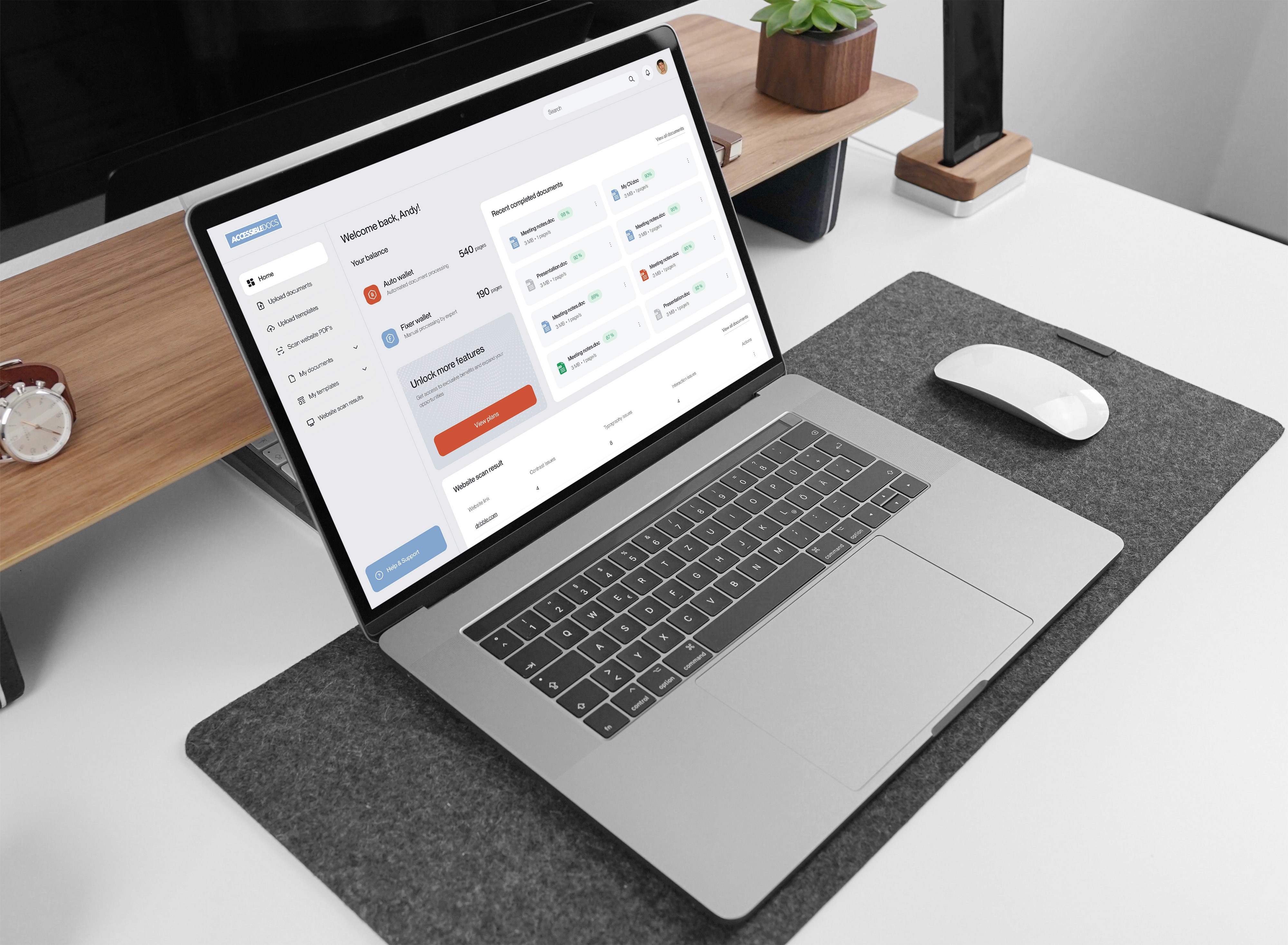 a cell phone on a bench