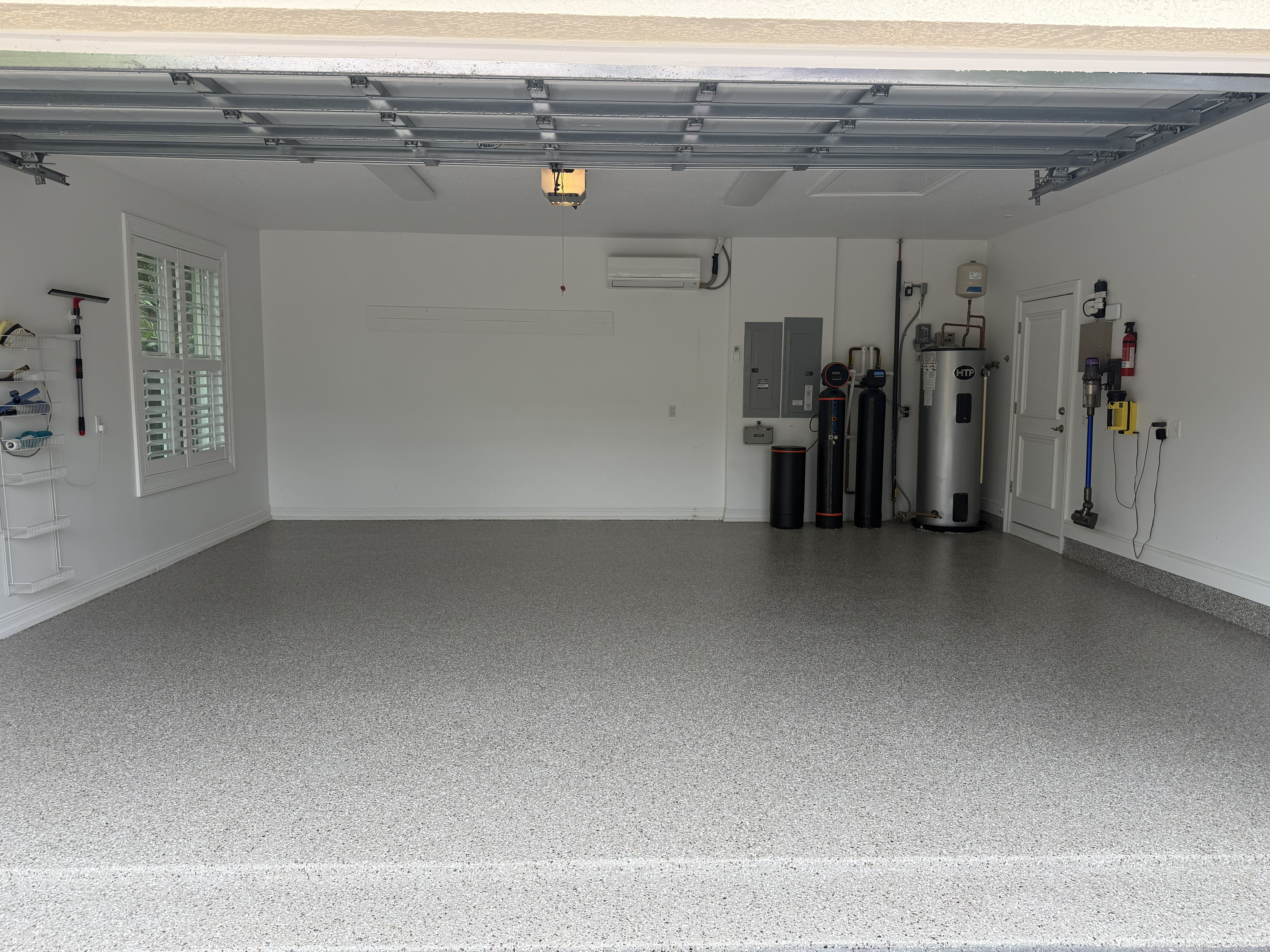 Finished CJ Epoxy garage floor project