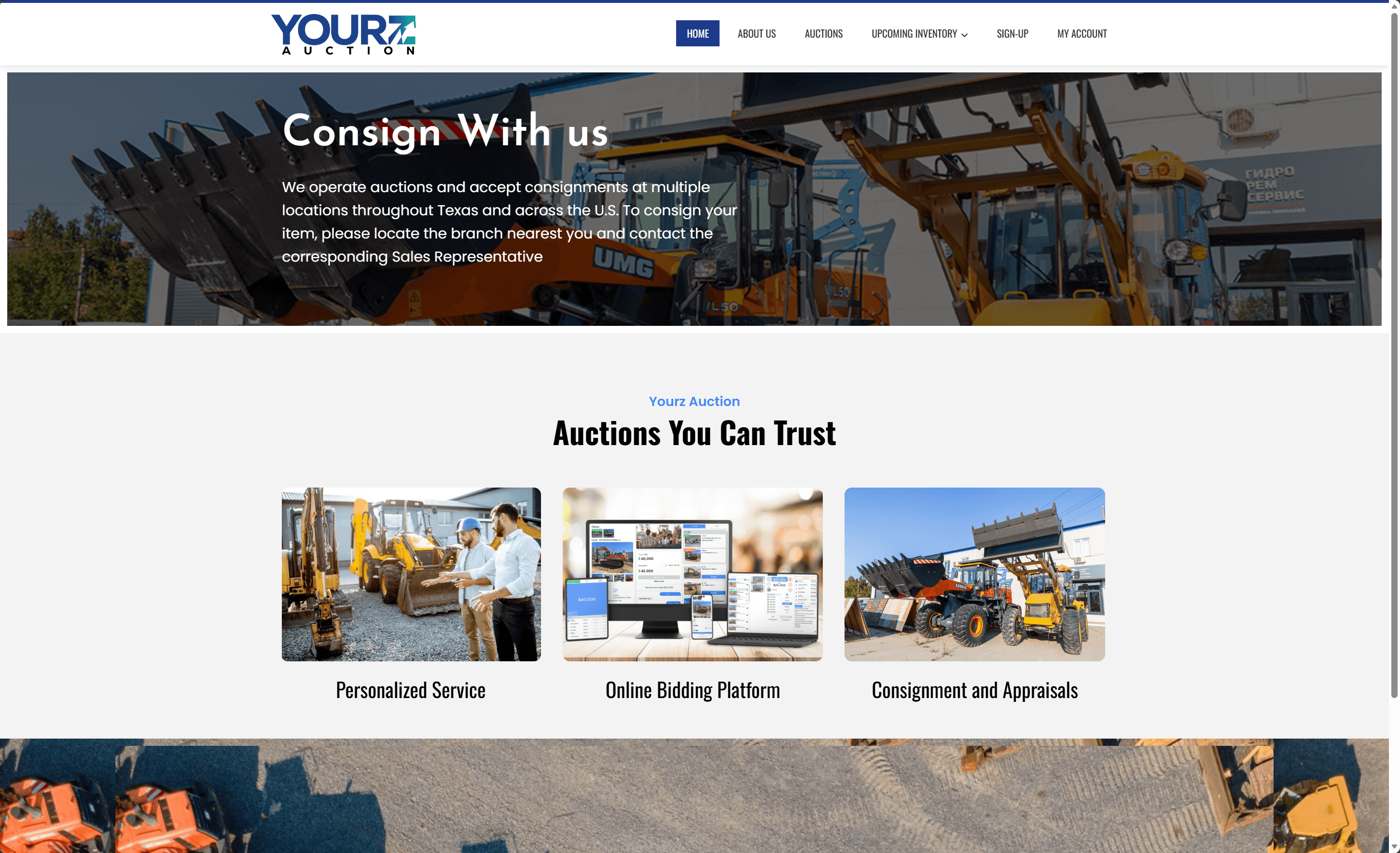 Auctions you can trust image