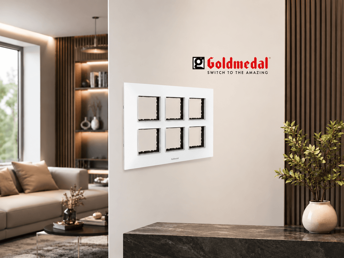 Goldmedal 12 Module Cover Plate