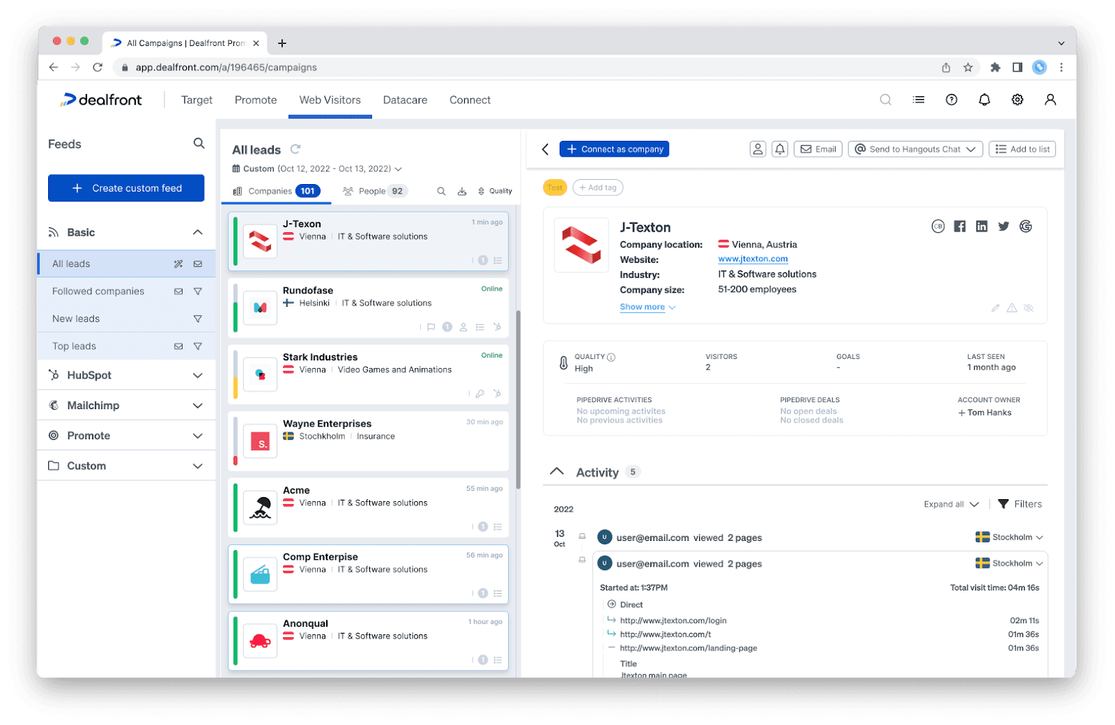 Dealfront Reviews 2025: Details, Pricing, & Features | G2