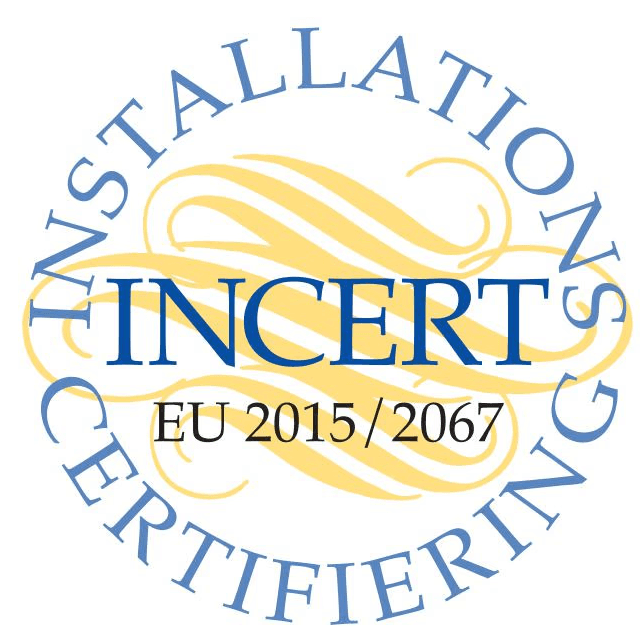 Installations Certifierint INCERT EU 2015/2067