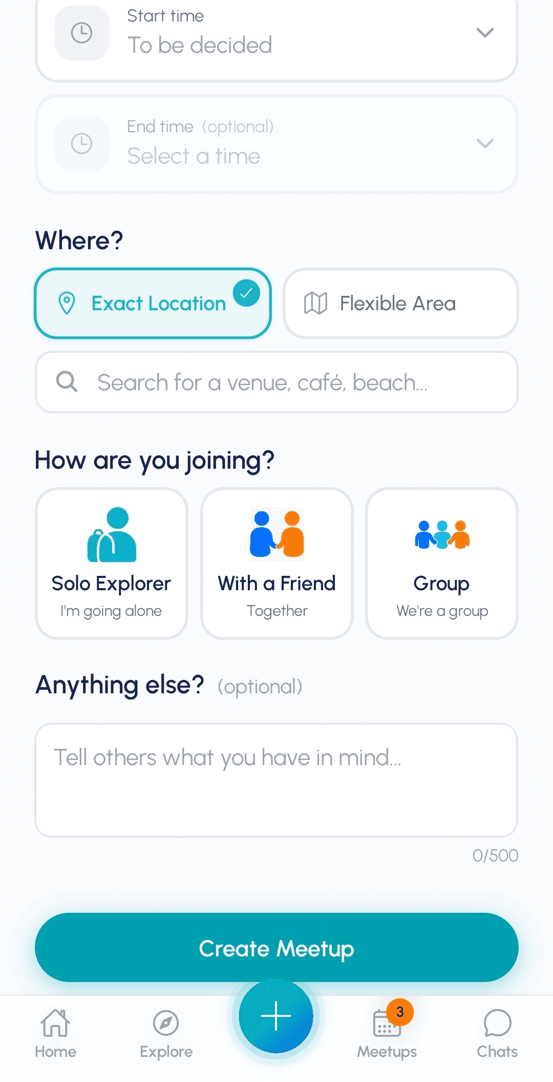 Create Meetup 2
