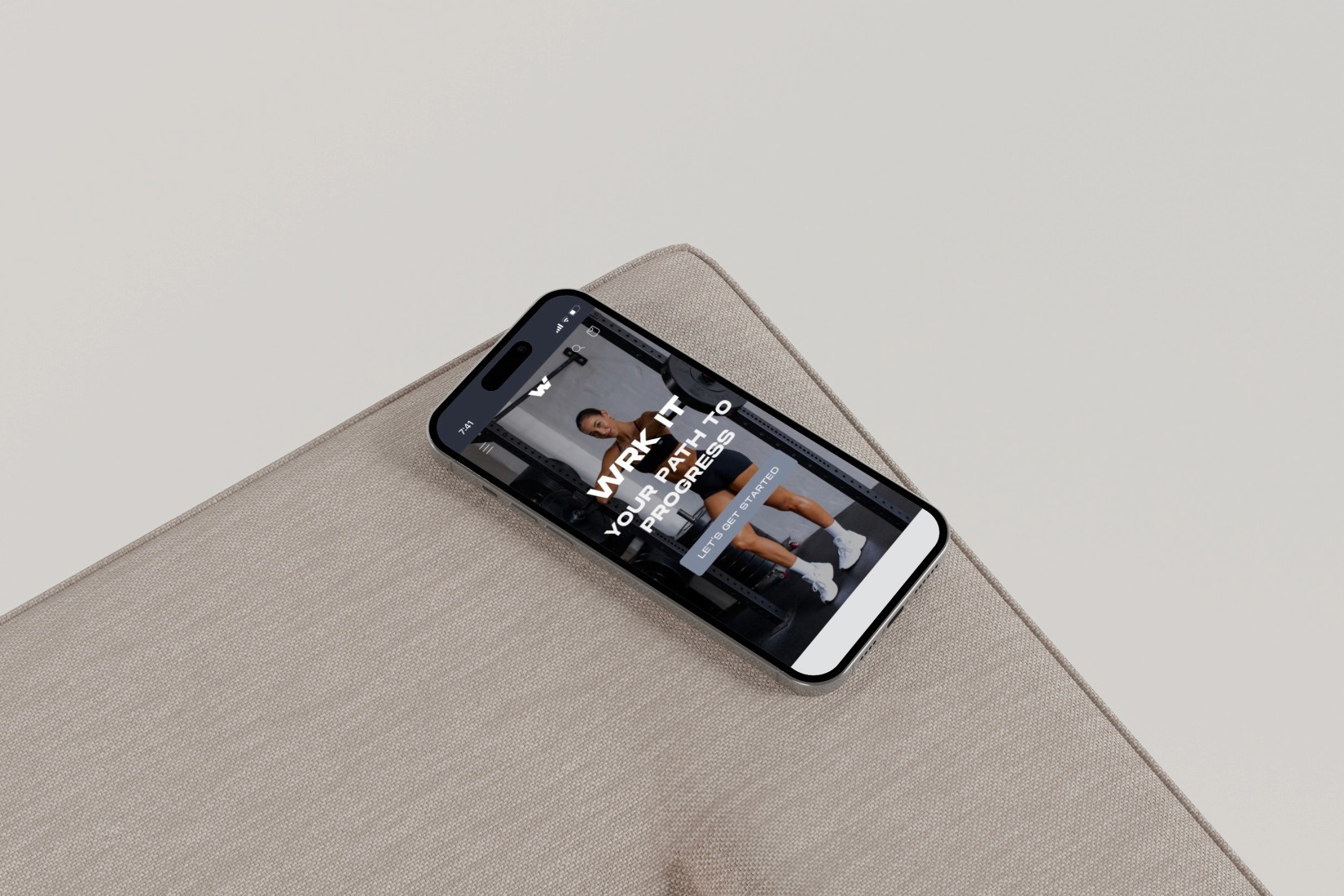 WRK IT Website on Phone