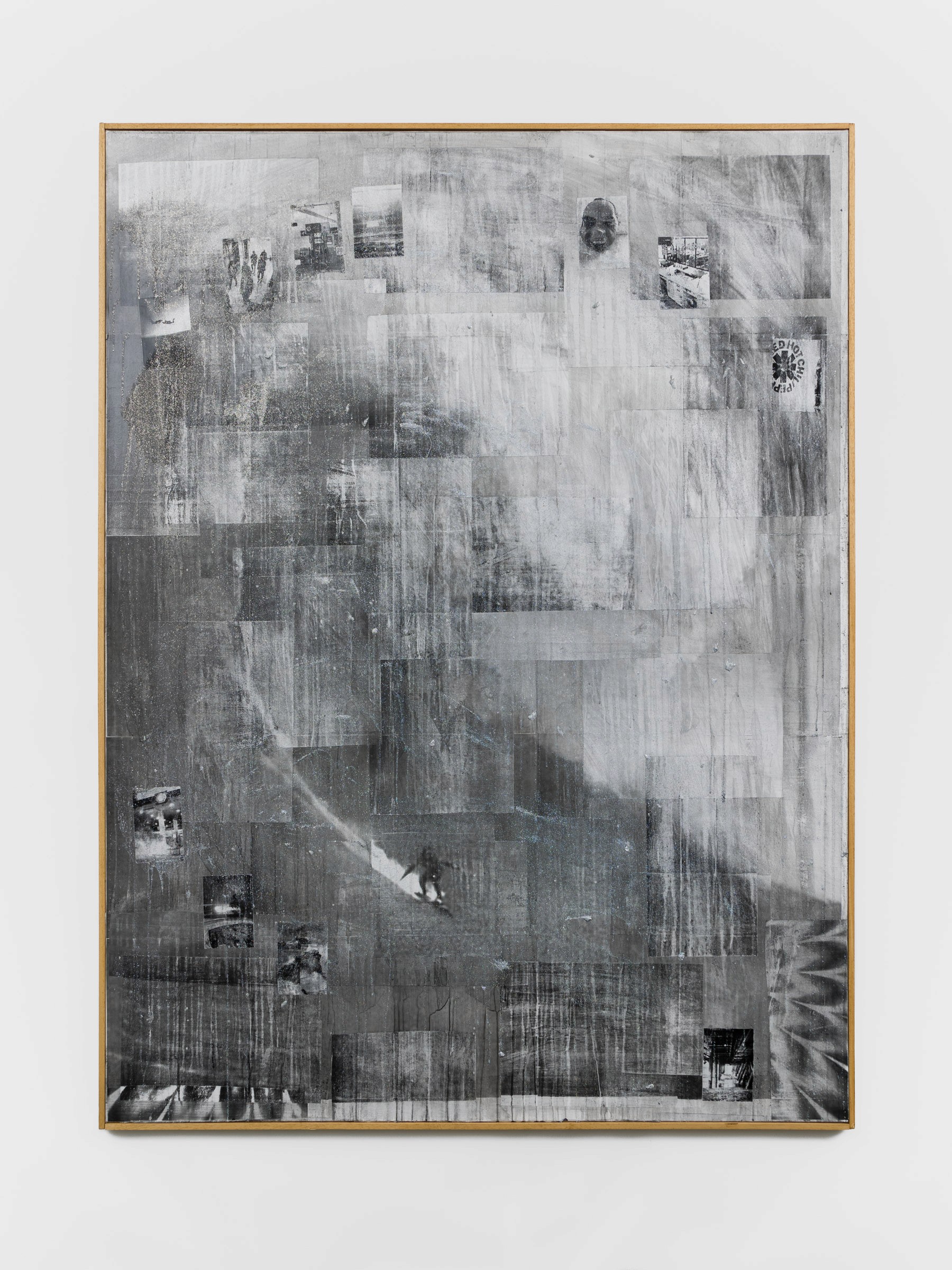 Nicholas Cheveldave artwork collage on canvas