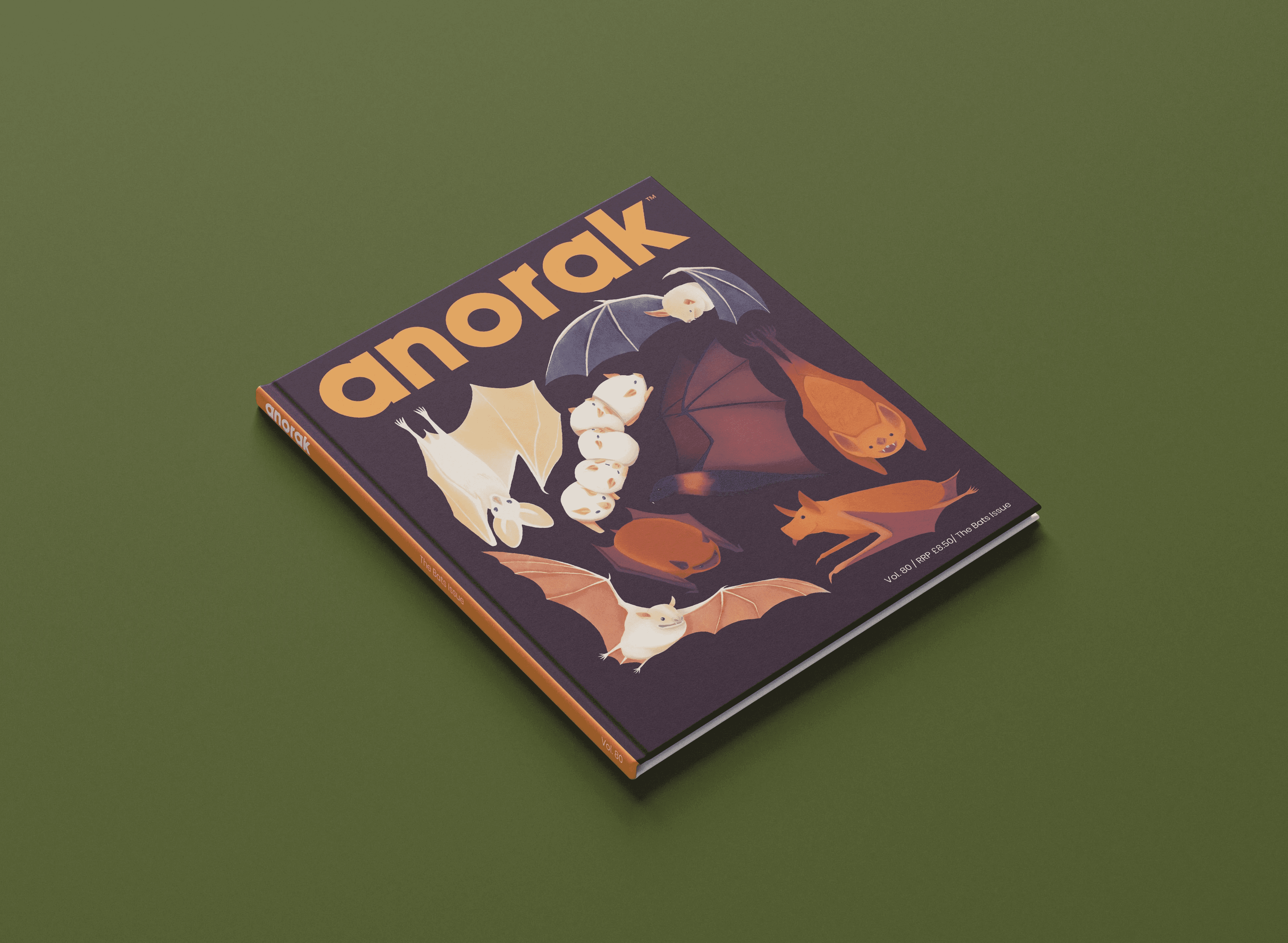 Front cover and spine mock up