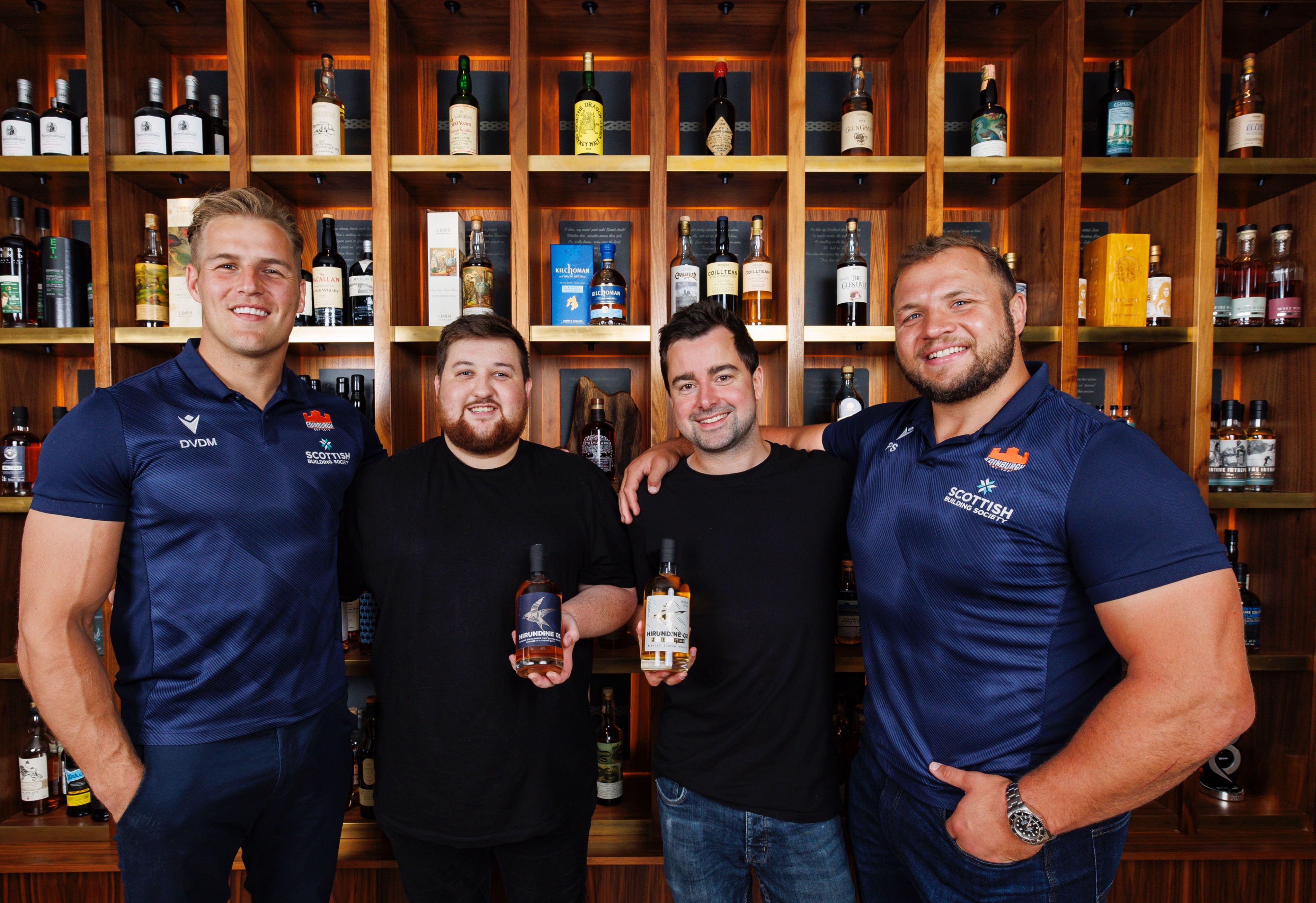 Scottish rugby stars Duhan van der Merwe and Pierre Schoeman introduce Hirundine, a premium whisky brand.