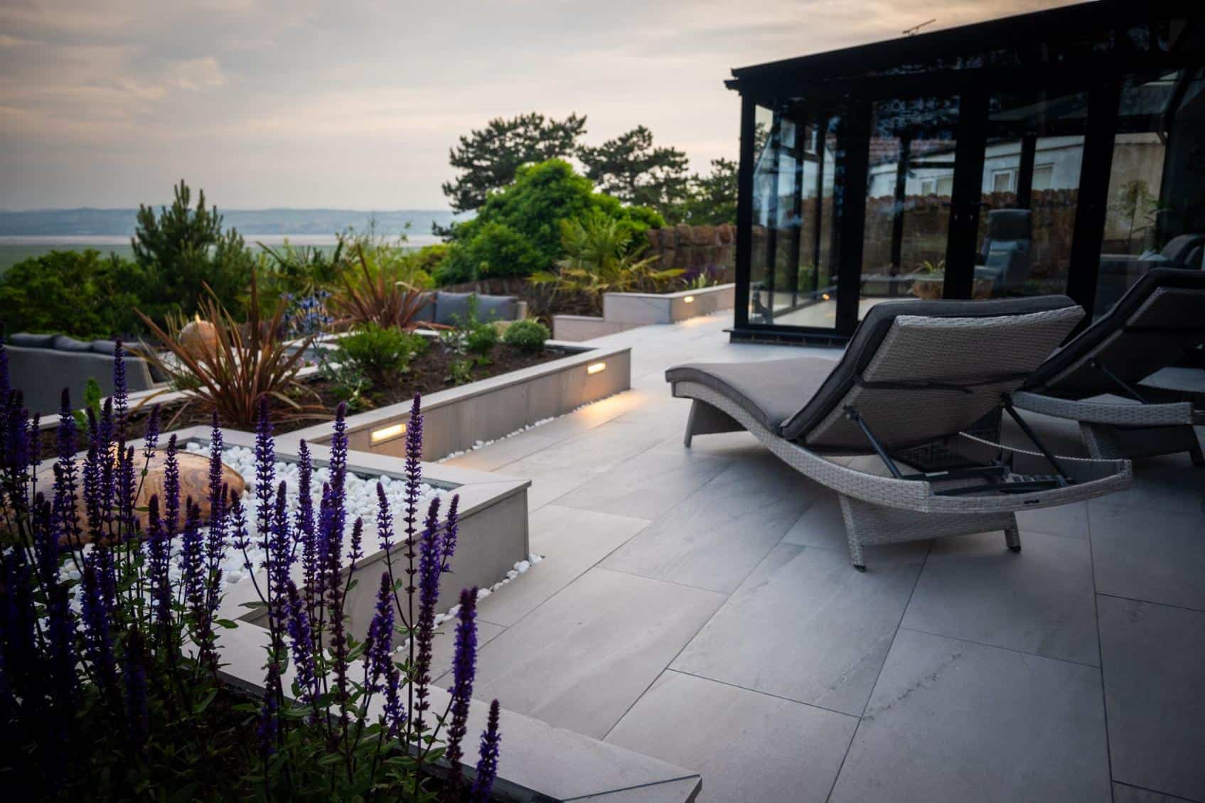 Heswall porcelain terrace detail