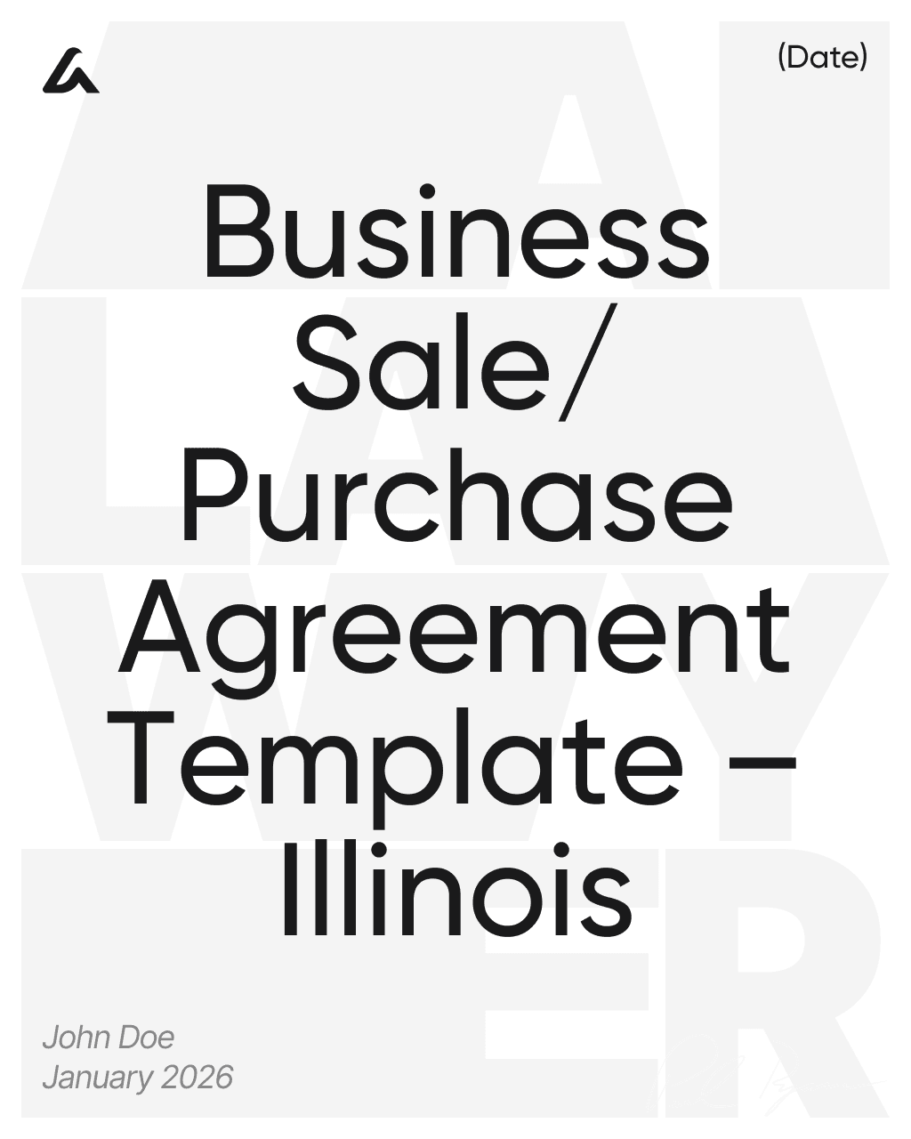 Business Sale/Purchase Agreement Template – Illinois