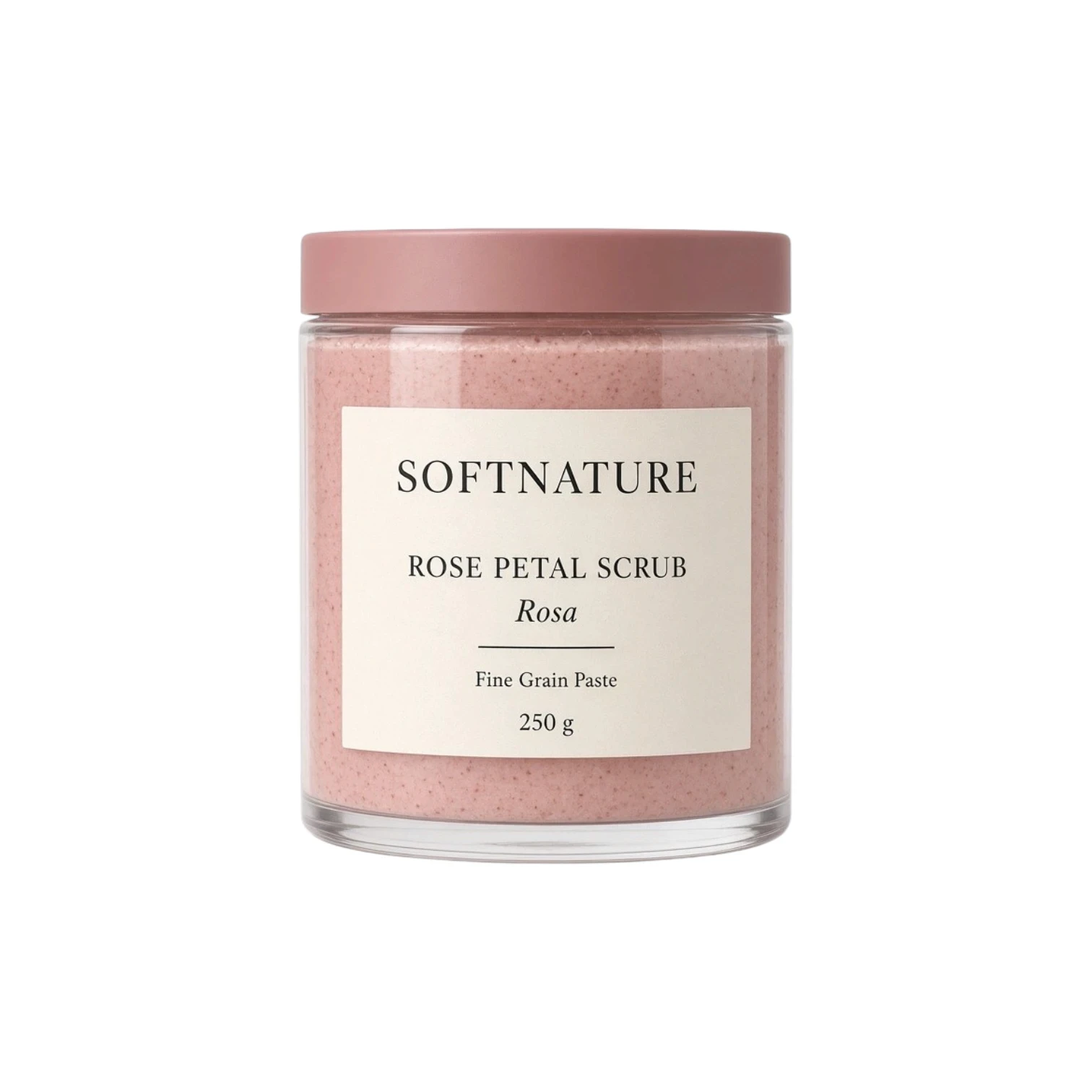 Private label body scrub in tube packaging
