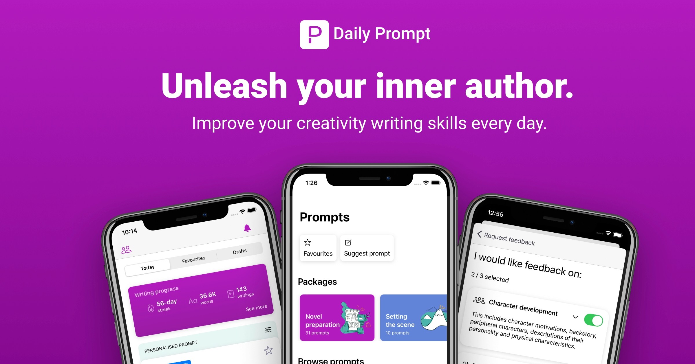 creative writing prompt app