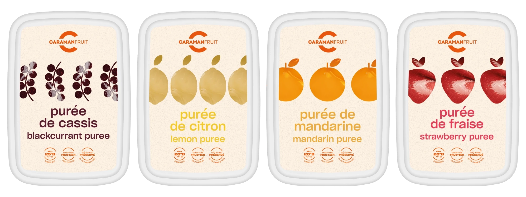 Caramanfruit purées de fruits surgelées - Qualité professionnelle