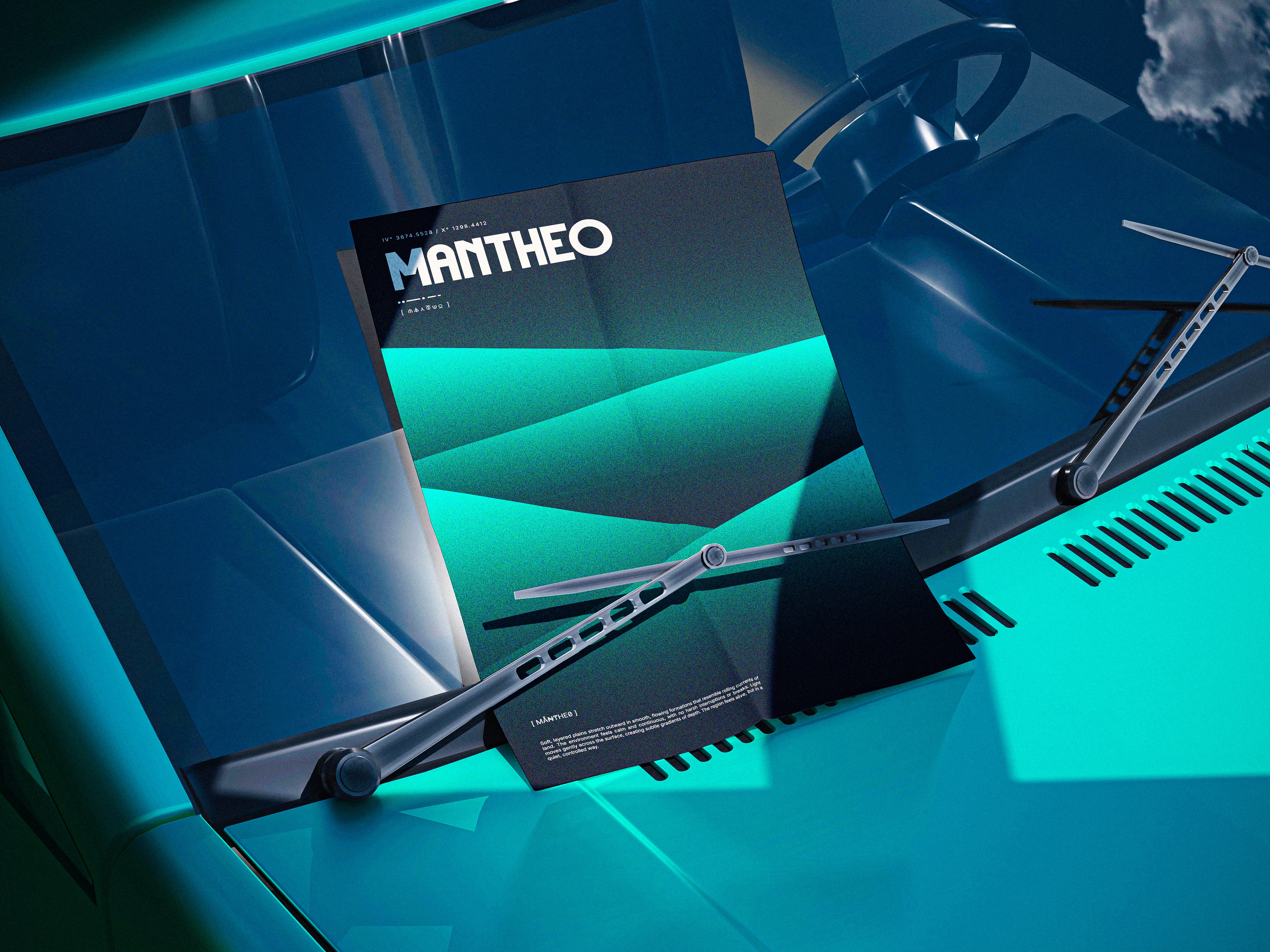 Black and white wave