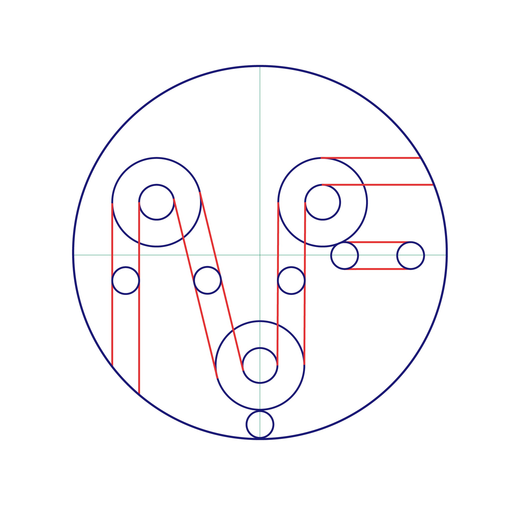 FInal logo lockup showing gemotric symmetry