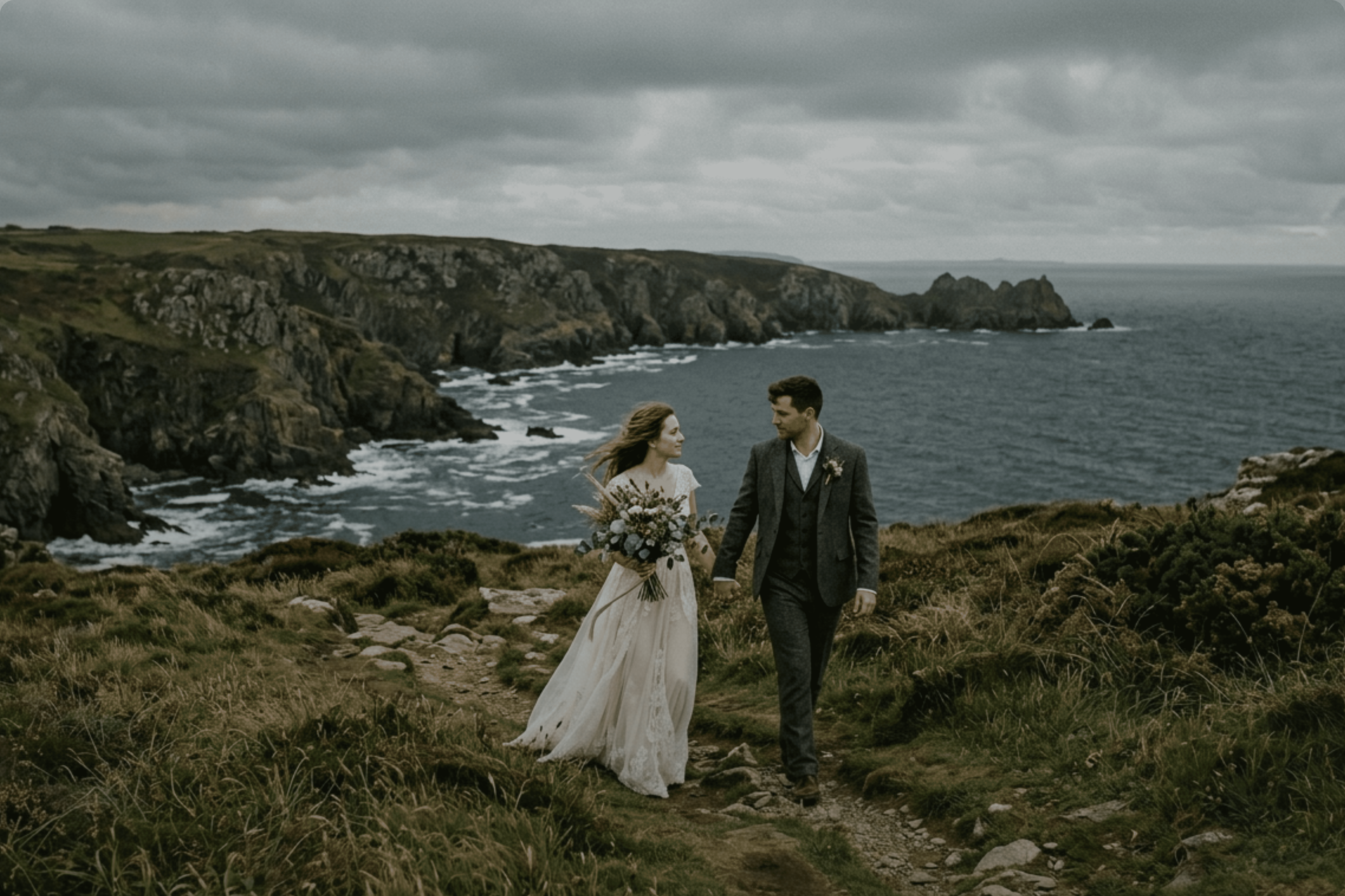 Beautiful coastline in Pembrokeshire to celebrate your wedding
