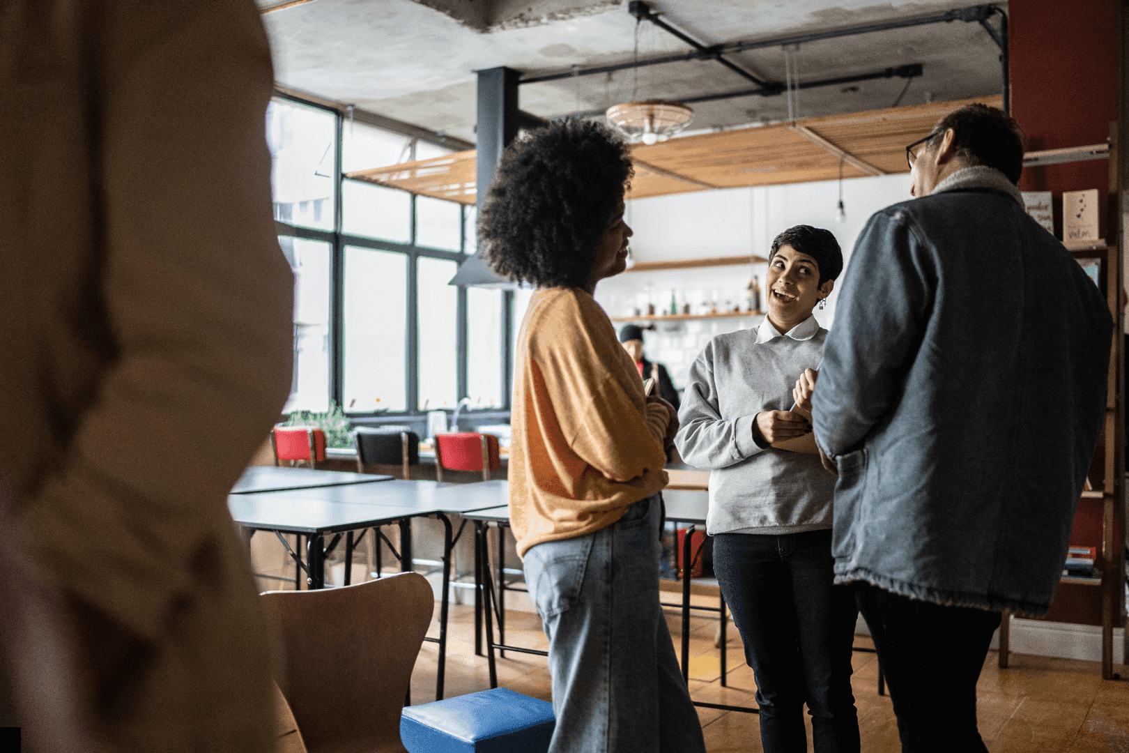 photo of church small group for adaptive reuse