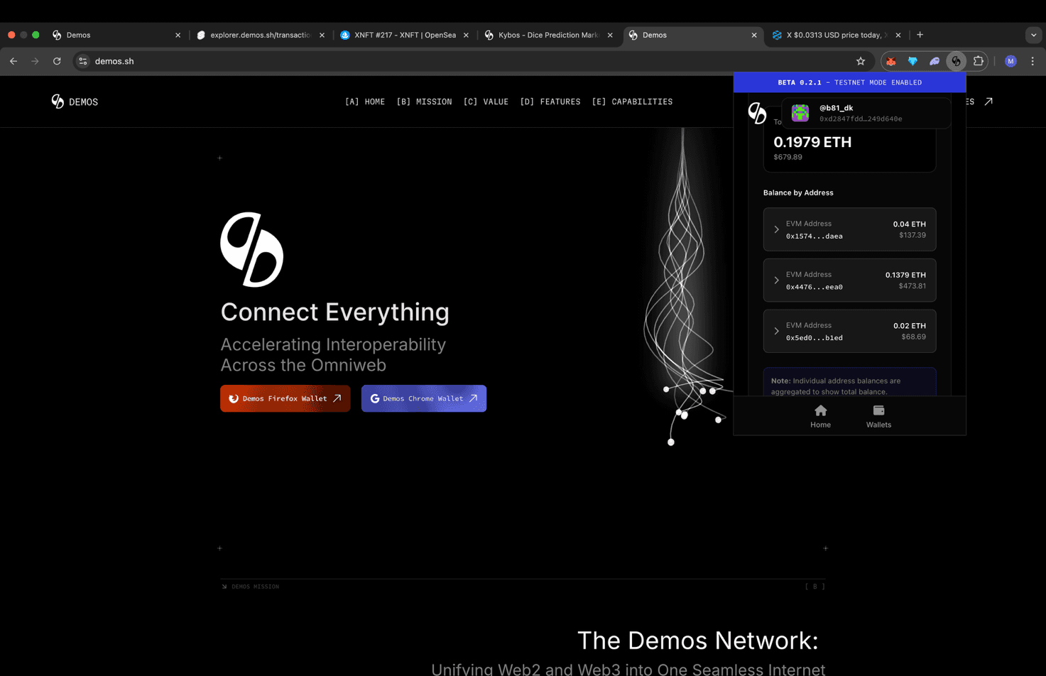 Unified Balance View