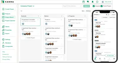Project Dashboard | Kanna