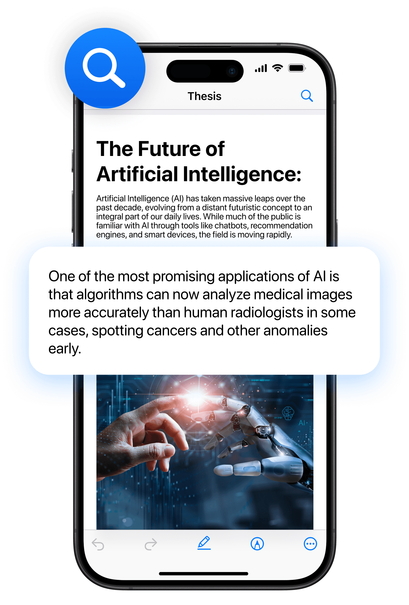 PDF reader and document manager