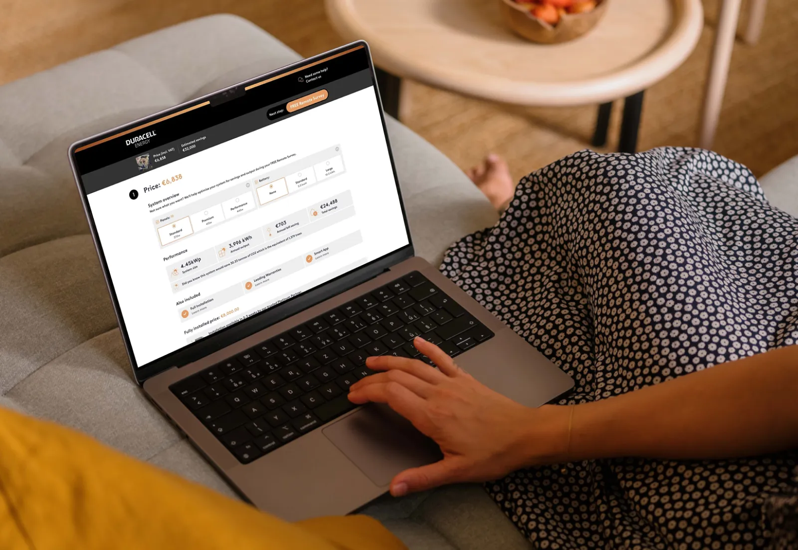 Dynamic, configurable quote