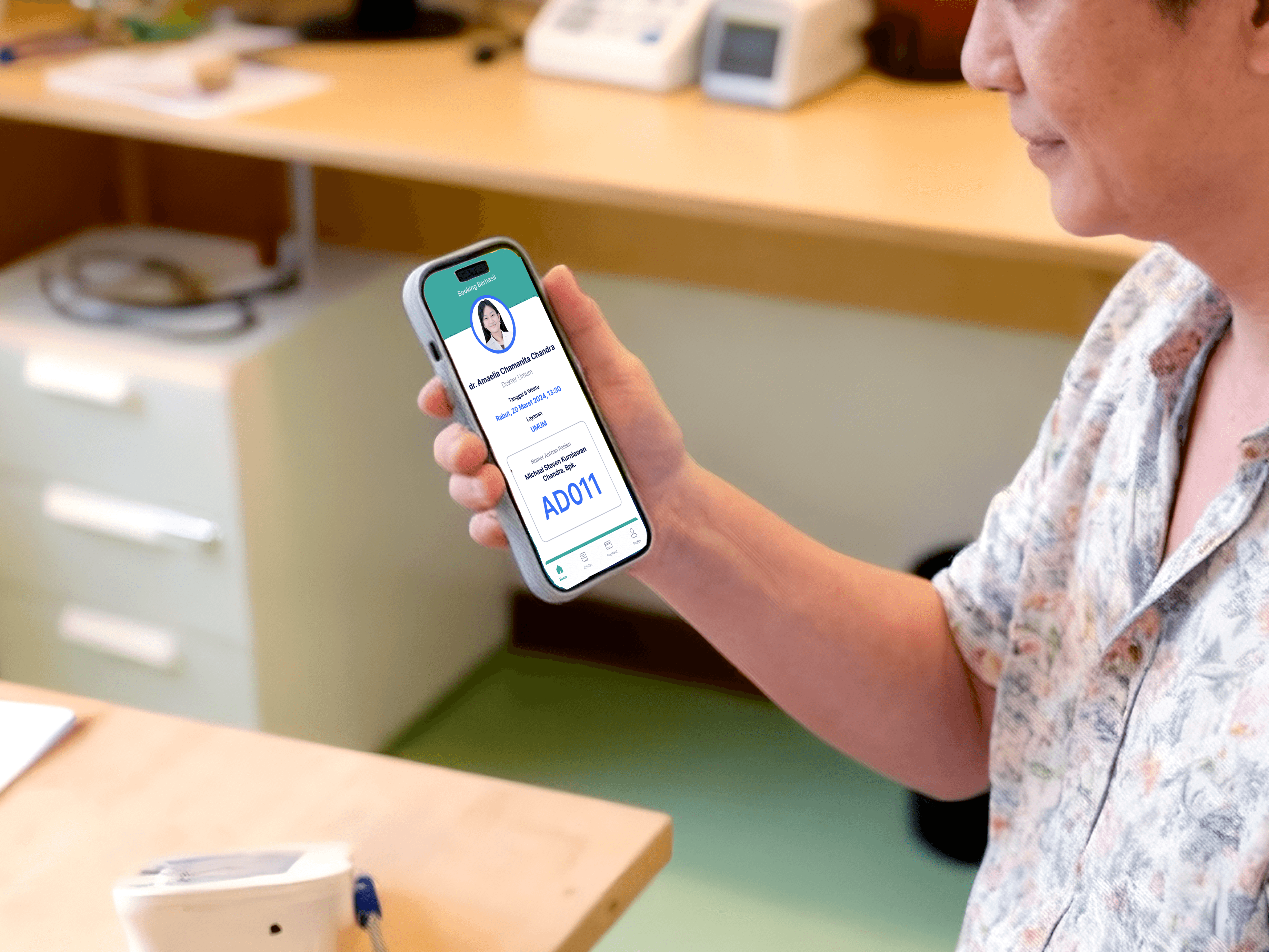 Portrait lit in deep red, focusing on cheek and eye detail