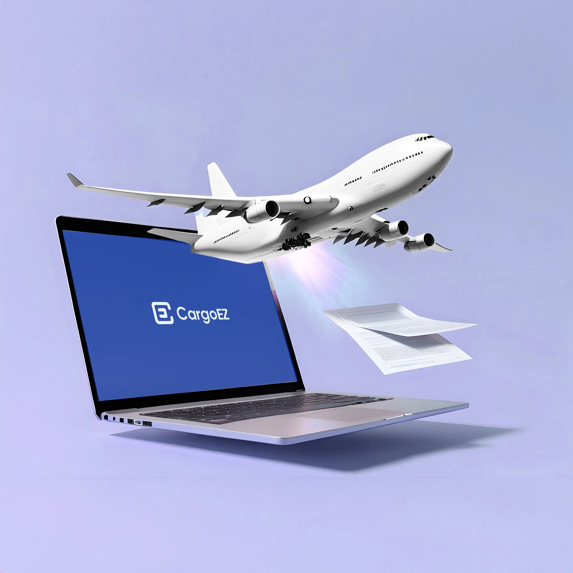 woman showing cargoez software dashboard