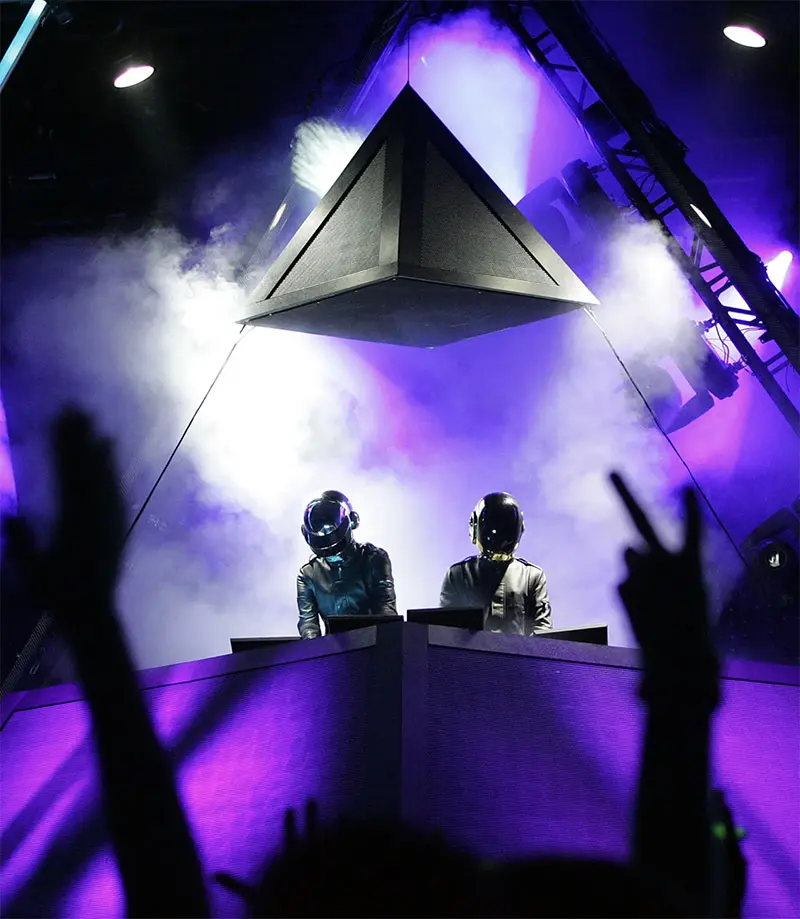 Daft Punk live at Coachella 2006. Credits : Karl-Walter