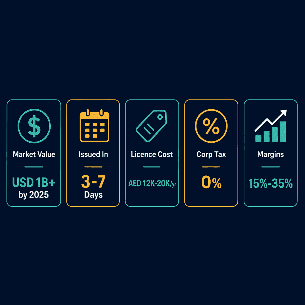 Infographic: Apply for a E-Games & Entertainment Hall Equipment Trading License in Dubai