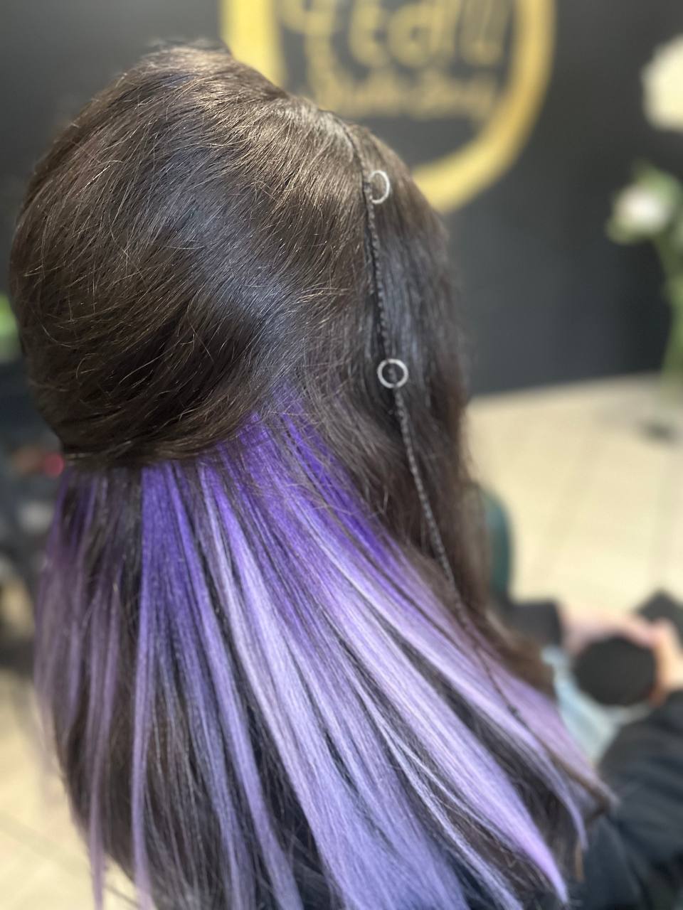 a woman holding an apple