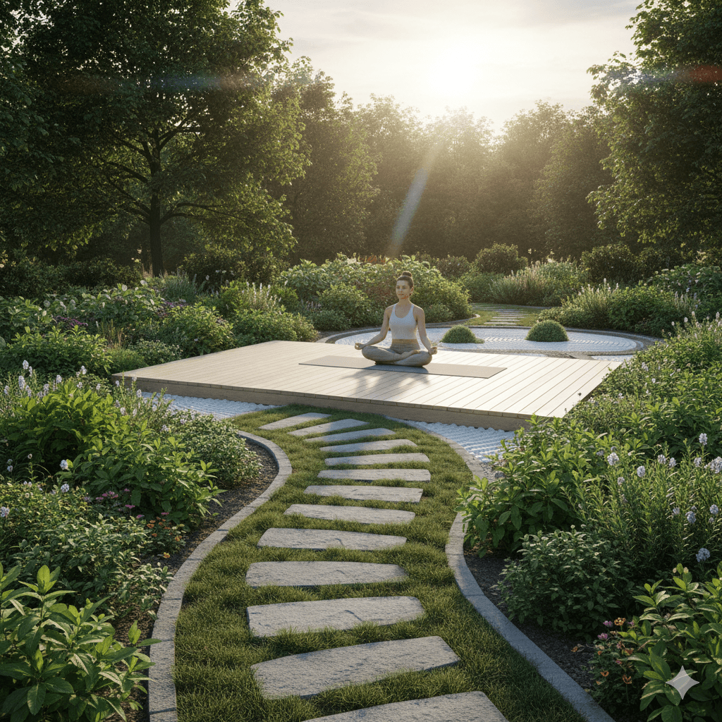 Tranquil healing and organic garden wellness zone Sector 89