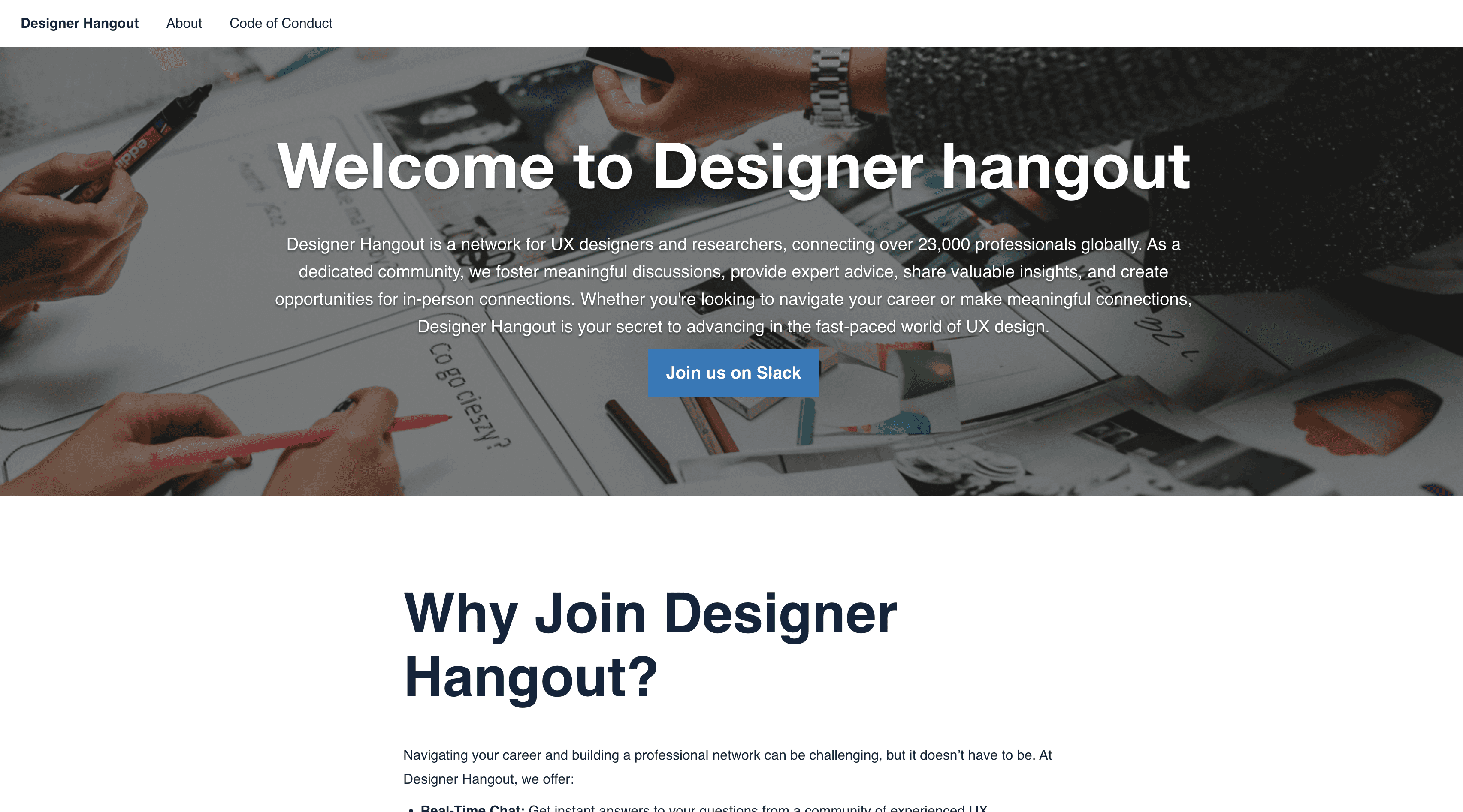 Designer Hangout
