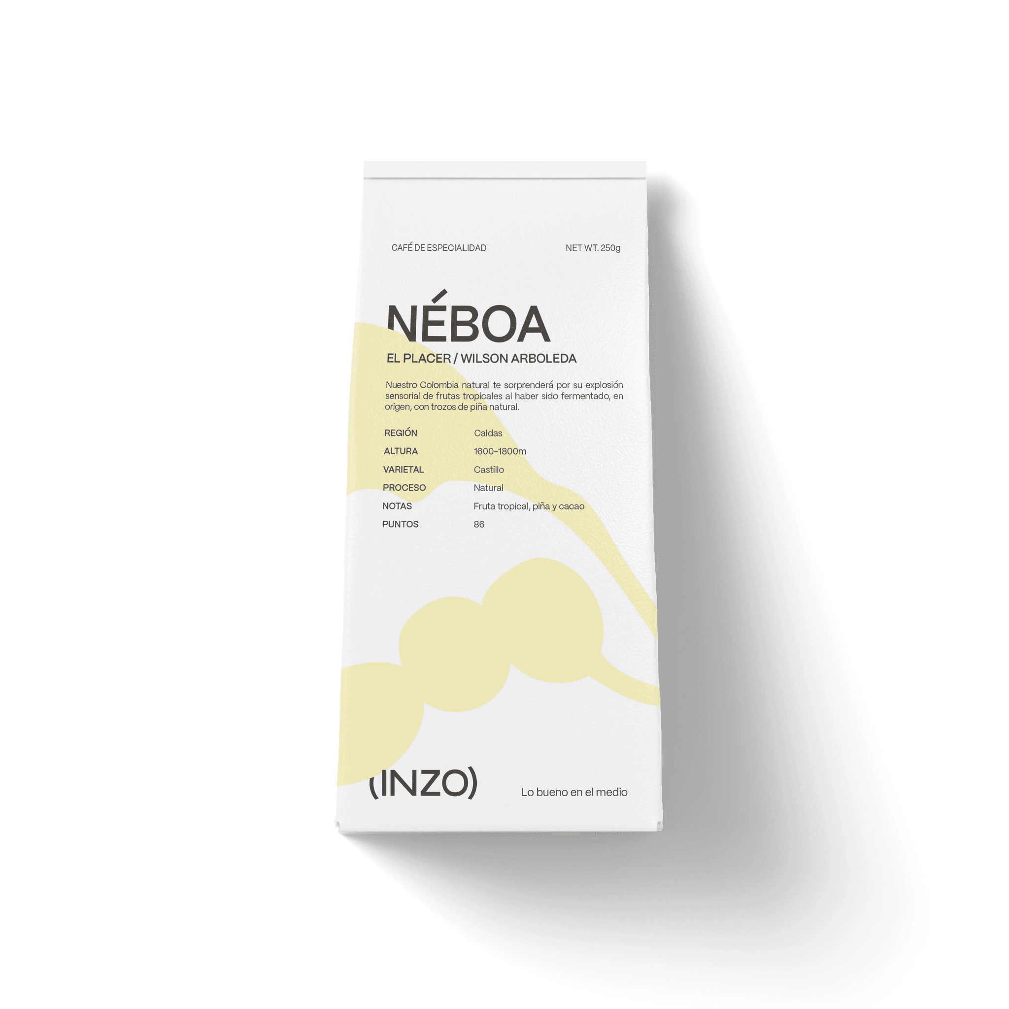 Brand identity packaging design for spanish cafe specialty coffee shop beans in A Coruña Spain